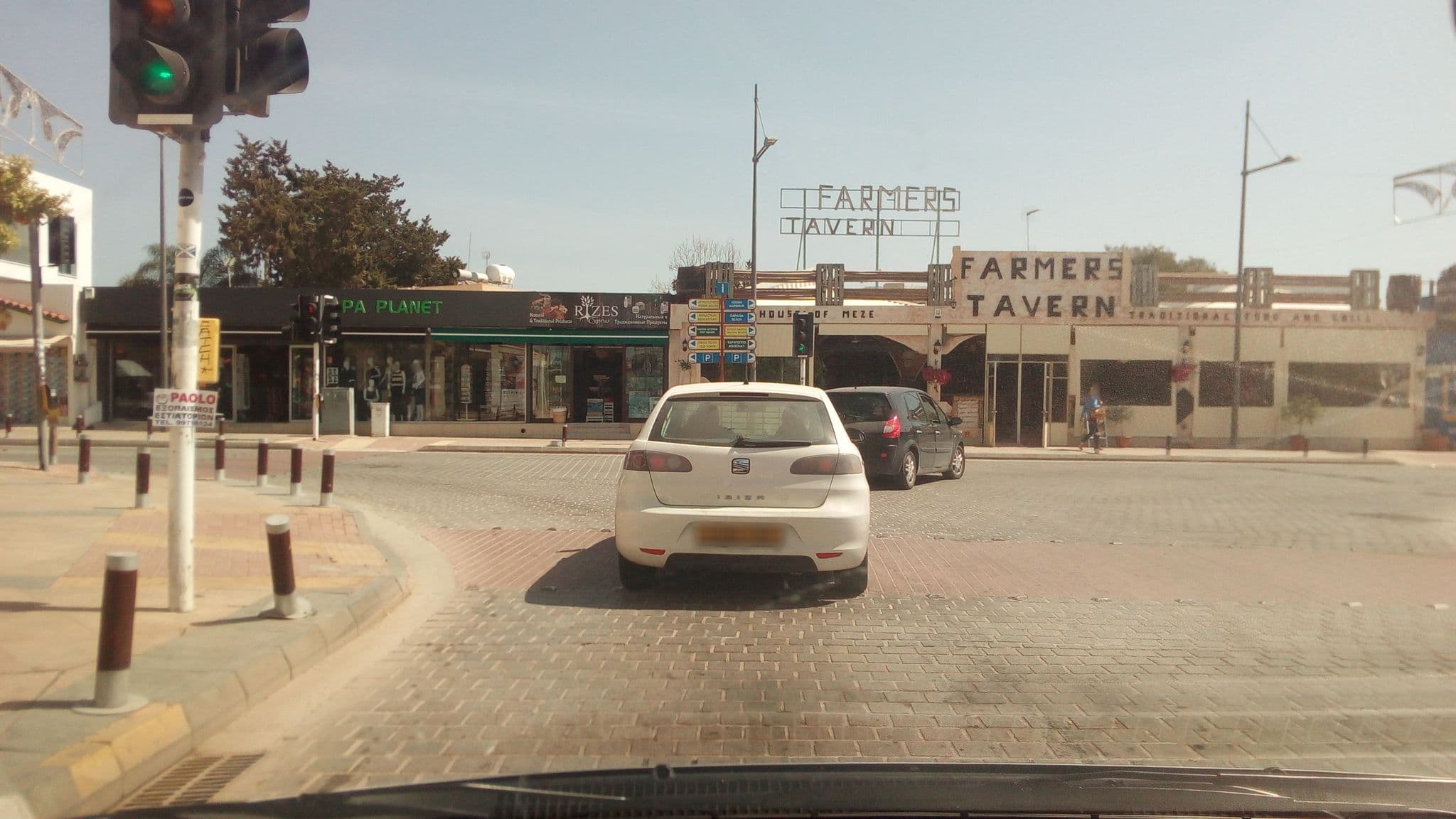 Street view near Napian Suites, Ayia Napa — © stpkyriakou (CC BY-SA · Mapillary)