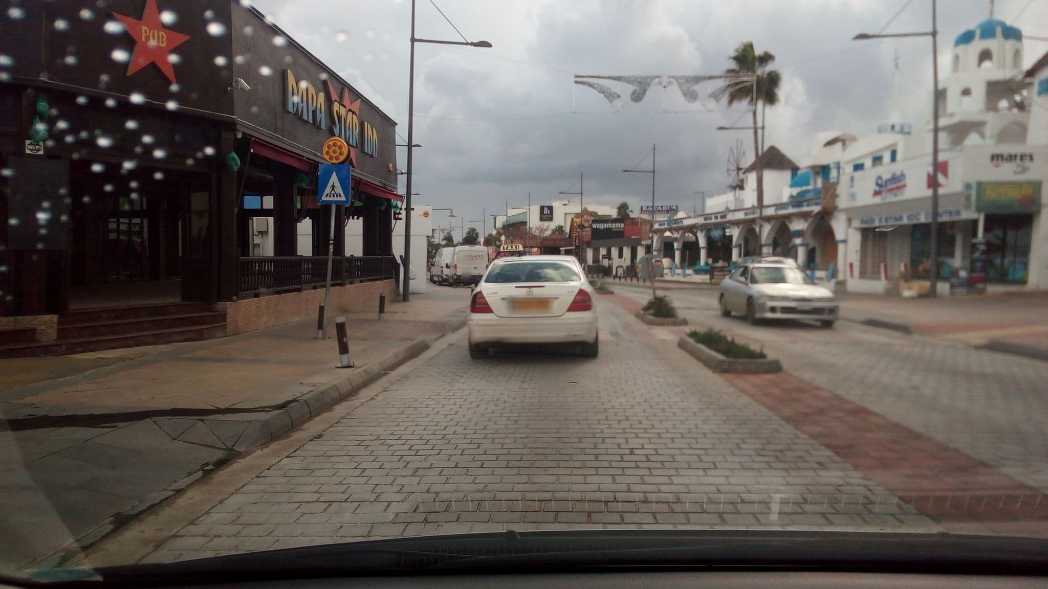 Street view near Napiana Hotel Apartments, Ayia Napa — © stpkyriakou (CC BY-SA · Mapillary)