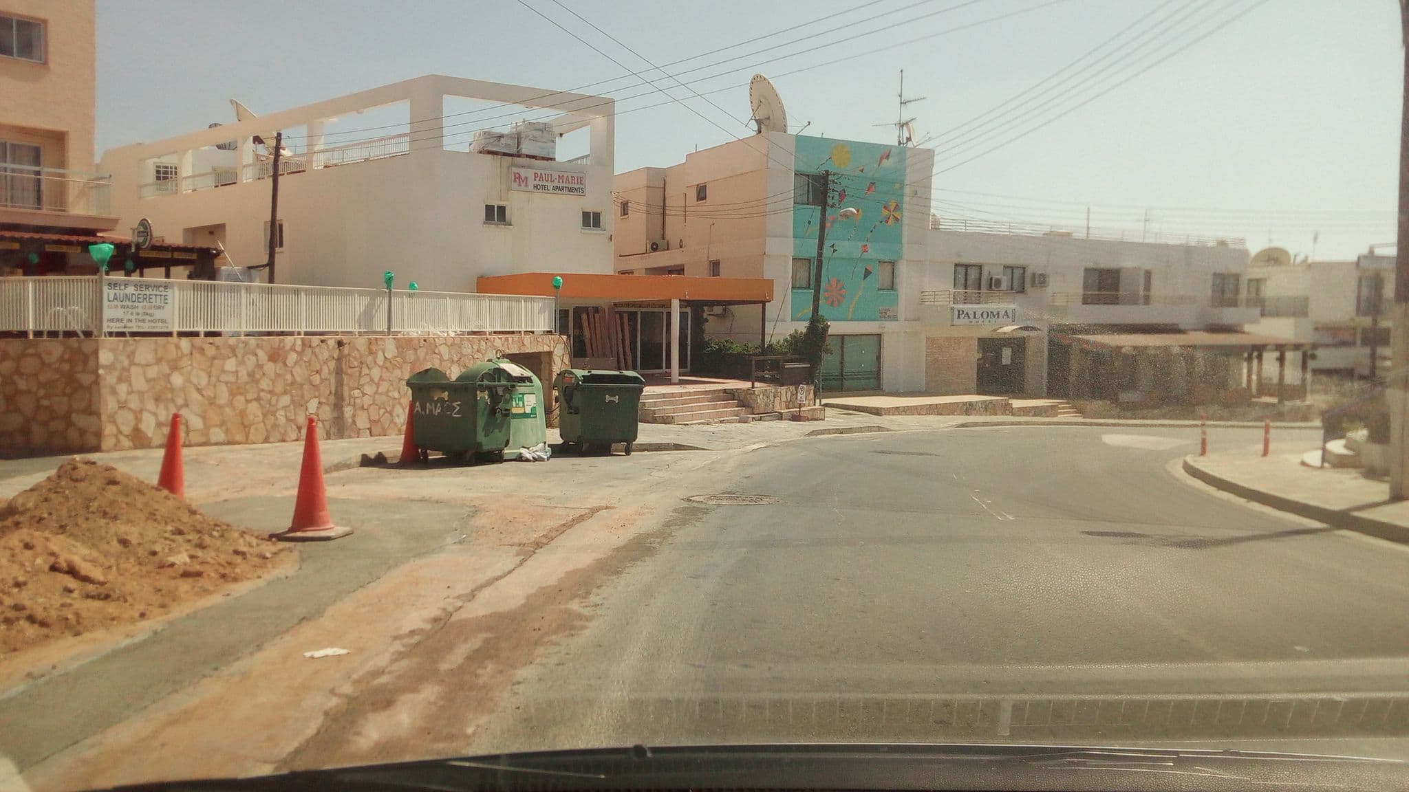 Street view near A. Maos, Ayia Napa — © stpkyriakou (CC BY-SA · Mapillary)
