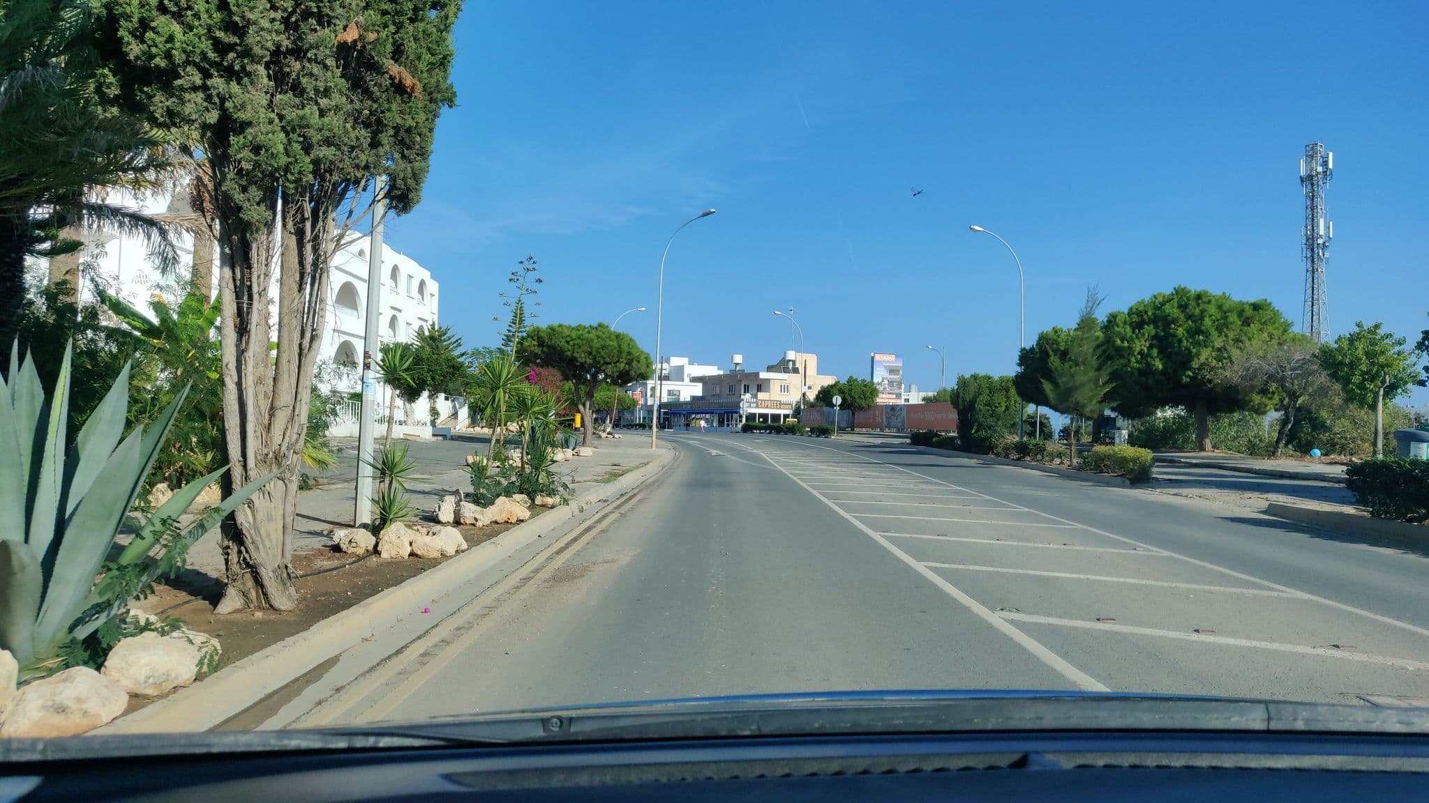 Street view near Andreotis Hotel Apartments, Protaras — © chaikovsky (CC BY-SA · Mapillary)