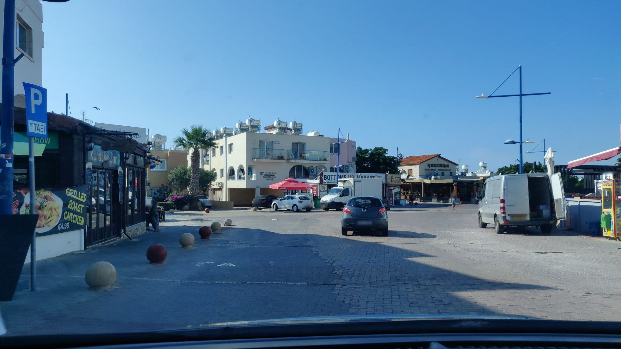 Street view near Millie's Apartments, Ayia Napa — © chaikovsky (CC BY-SA · Mapillary)