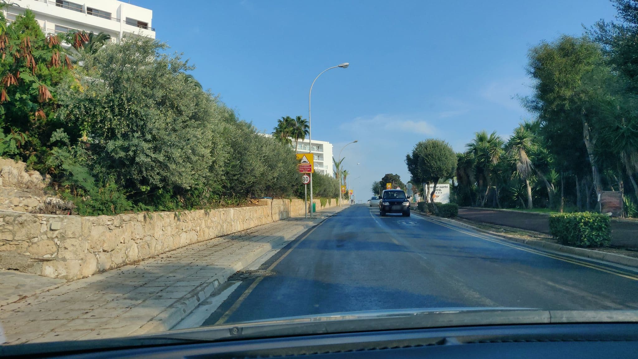 Street view near Bella Nappa Bay Hotel, Ayia Napa — © chaikovsky (CC BY-SA · Mapillary)