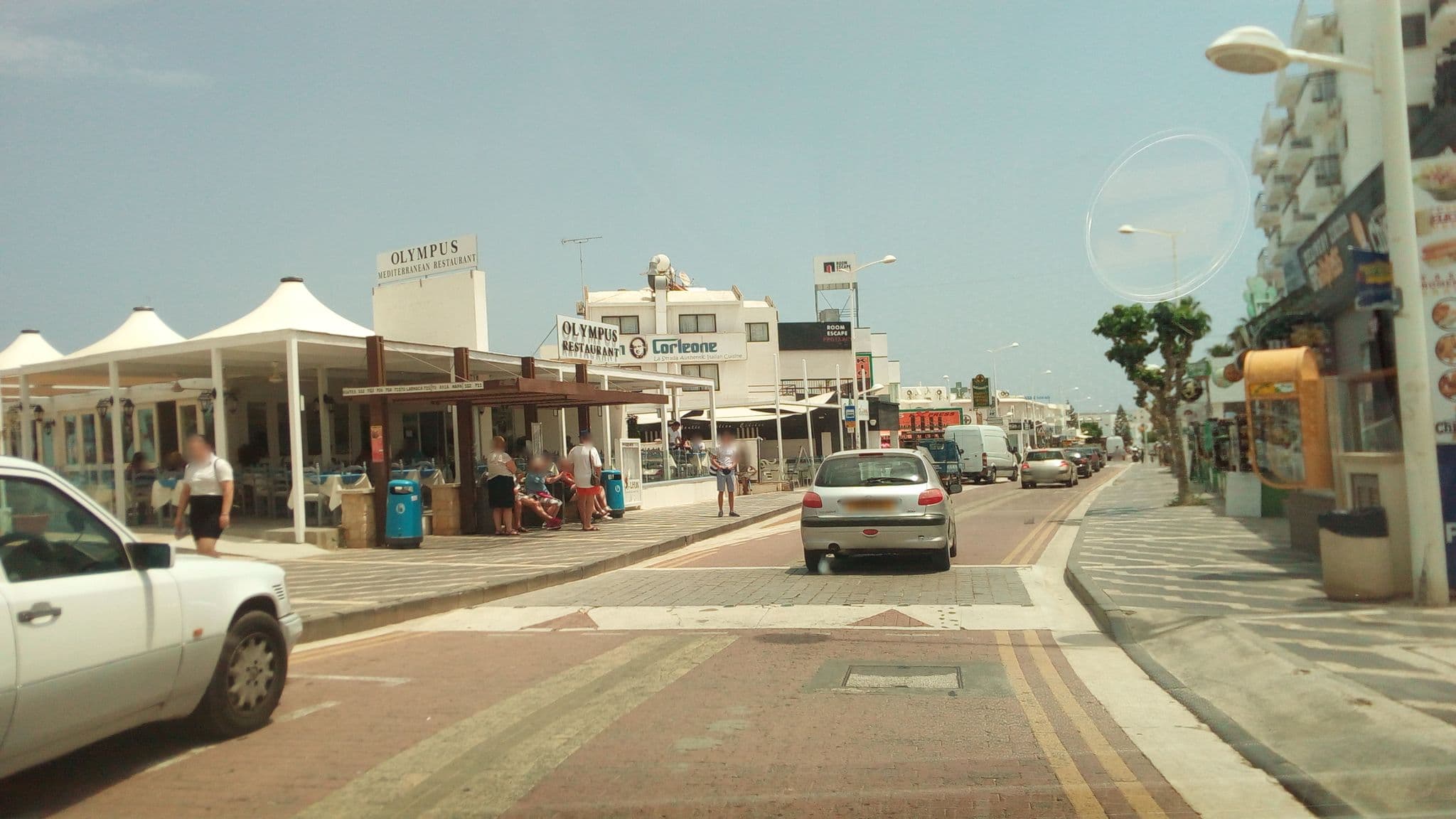 Street view near Antigoni Hotel, Protaras — © stpkyriakou (CC BY-SA · Mapillary)