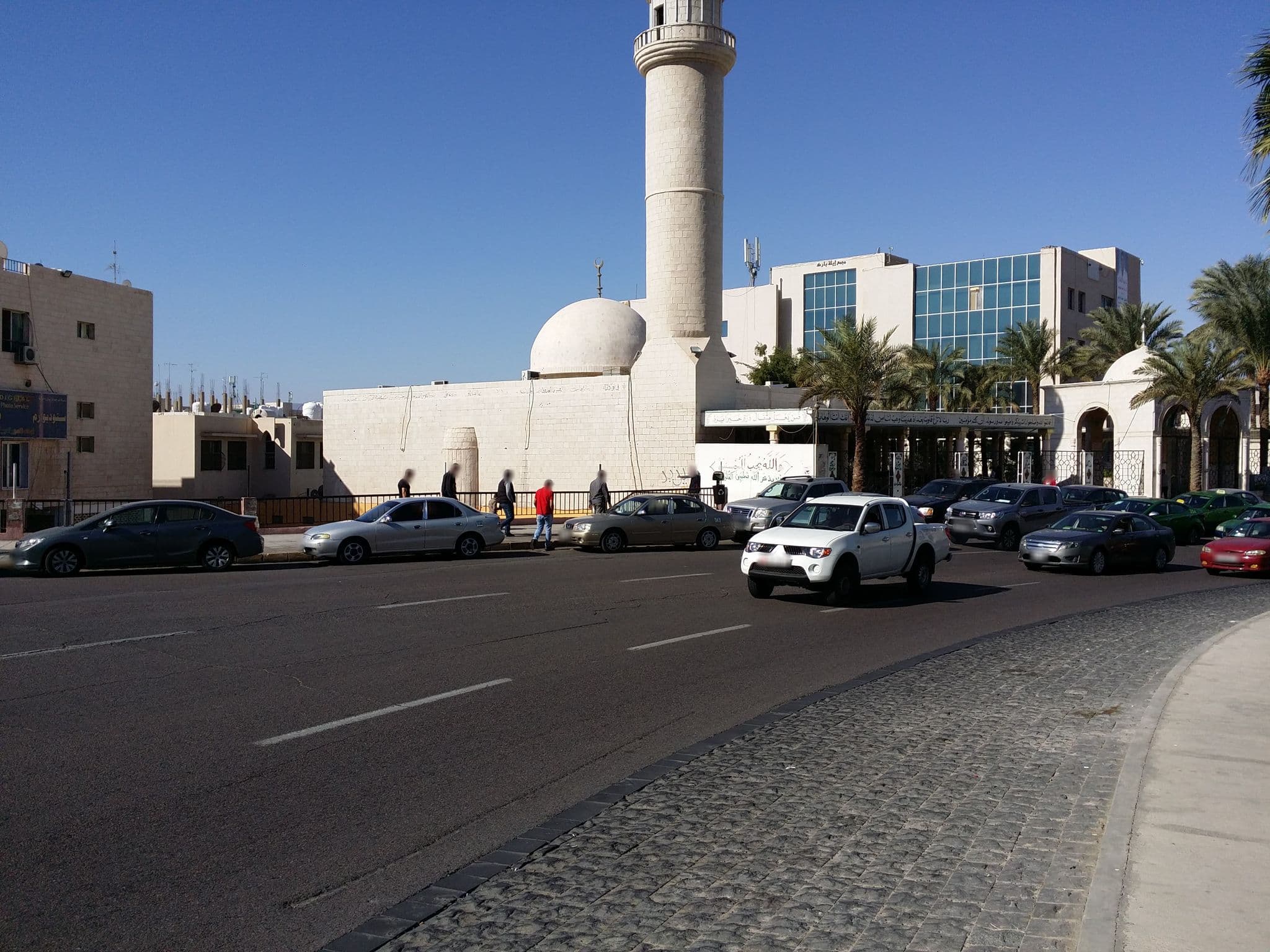 Street view near Aquamarina I Beach Club Hotel Aqaba, Aqaba — © aleksasfi (CC BY-SA · Mapillary)