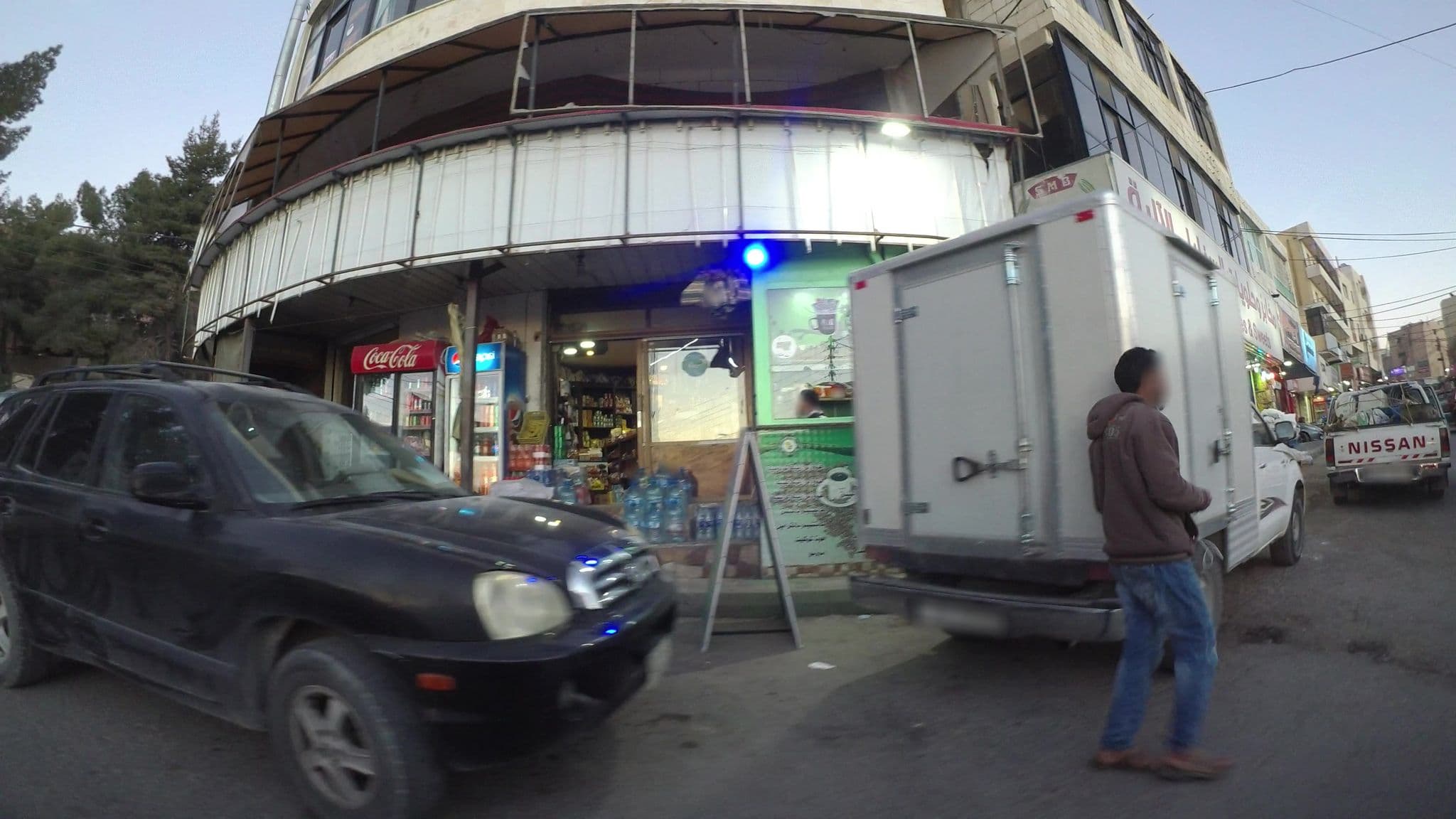 Street view near Rose Center Hotel, Wādī Mūsá — © kaartcam (CC BY-SA · Mapillary)