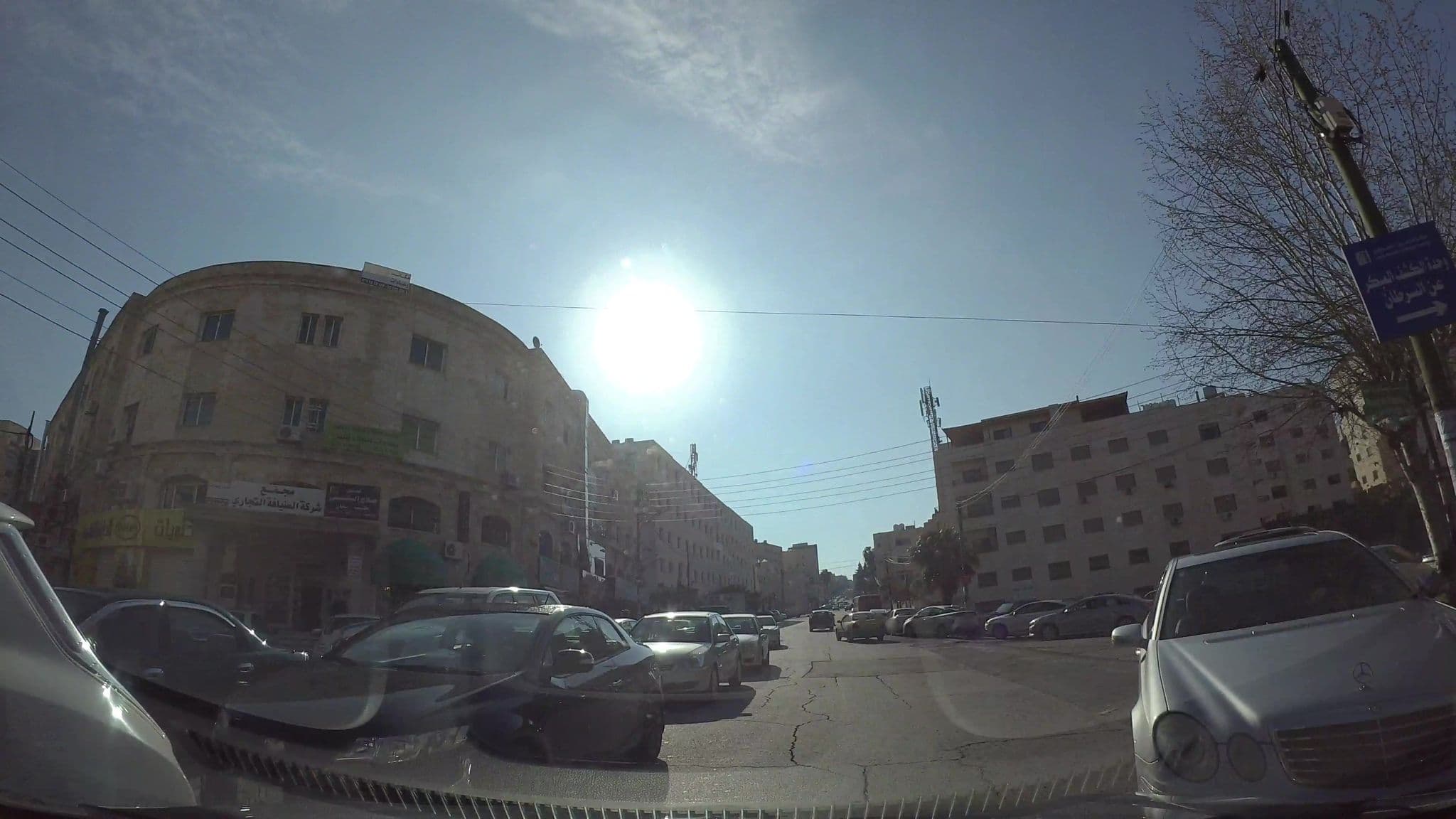 Street view near Lancaster Hotel Apartments, Al Jubayhah — © kaart_1 (CC BY-SA · Mapillary)