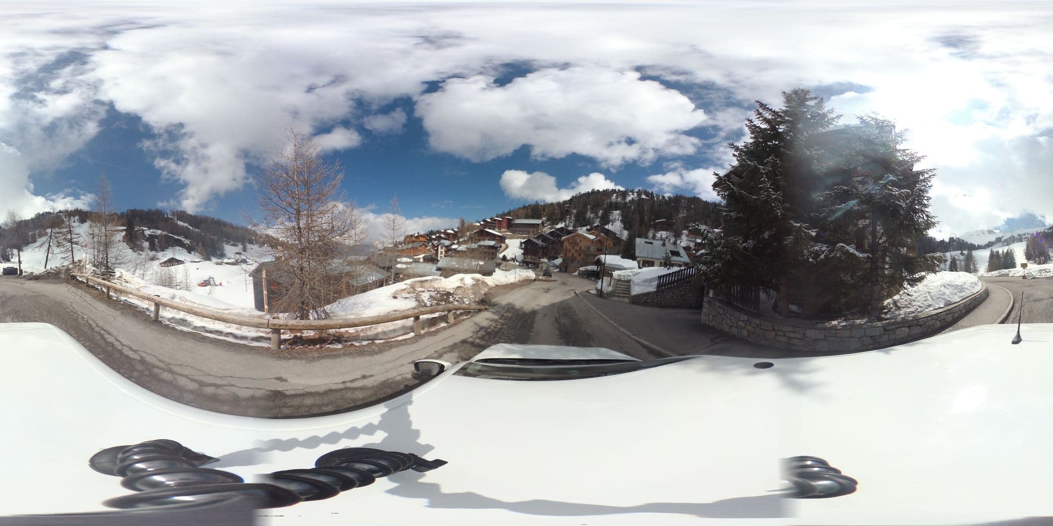 Street view near V V F Résidence Les Arolles, Belle-Plagne — © arteragence (CC BY-SA · Mapillary)