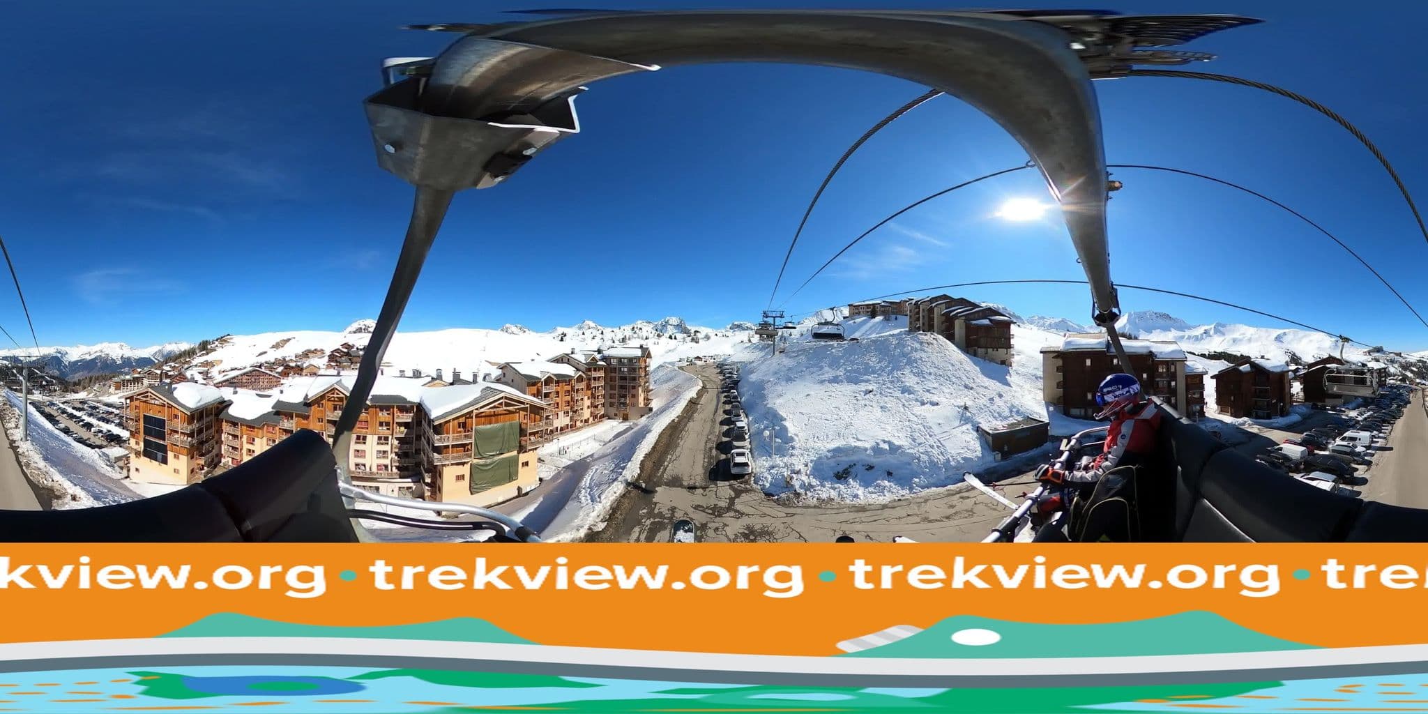 Street view near L'Edelweiss, Belle-Plagne — © trekviewed (CC BY-SA · Mapillary)