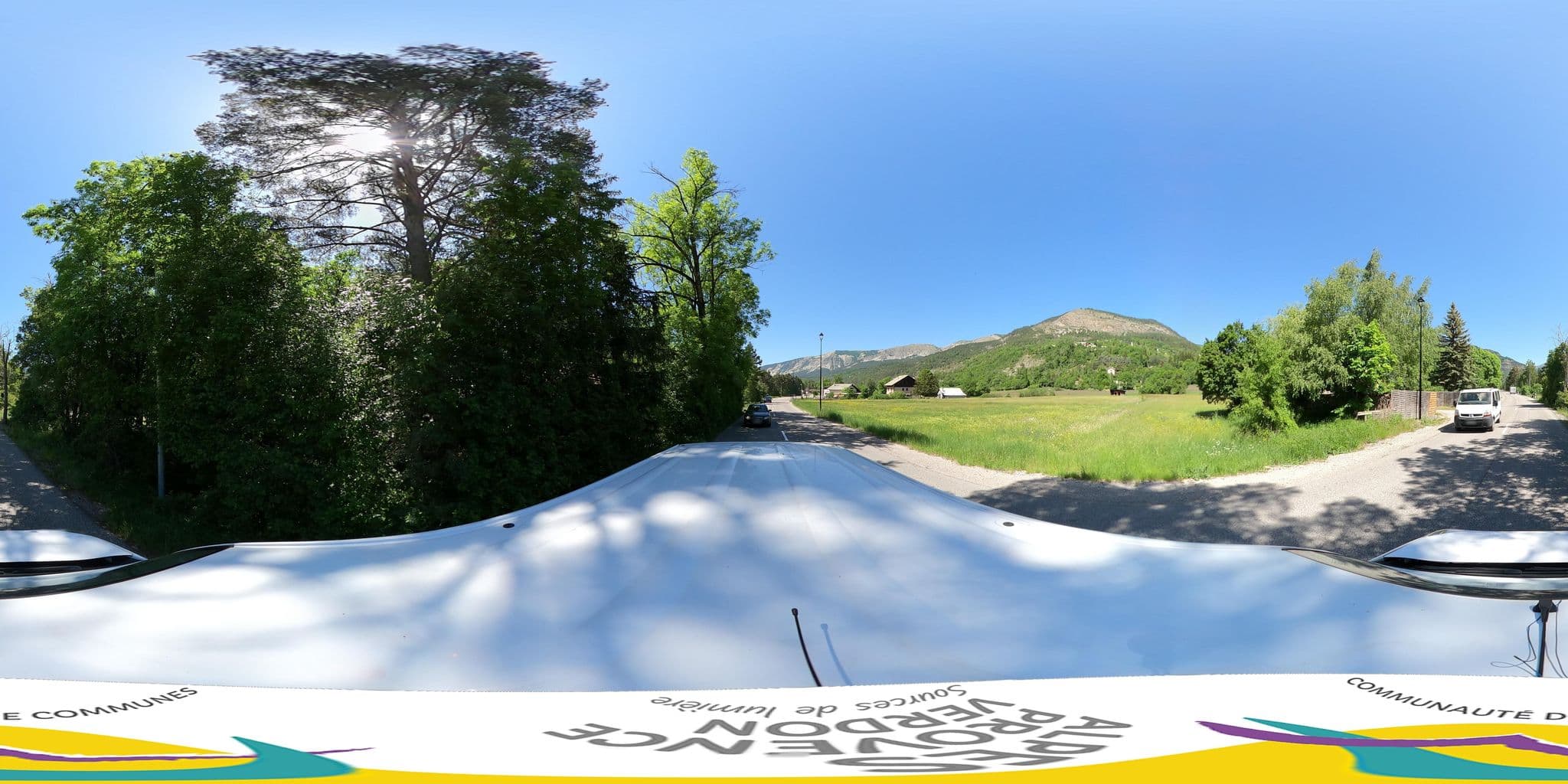 Street view near Chalet Brunel, Annot — © ccapv_germain (CC BY-SA · Mapillary)