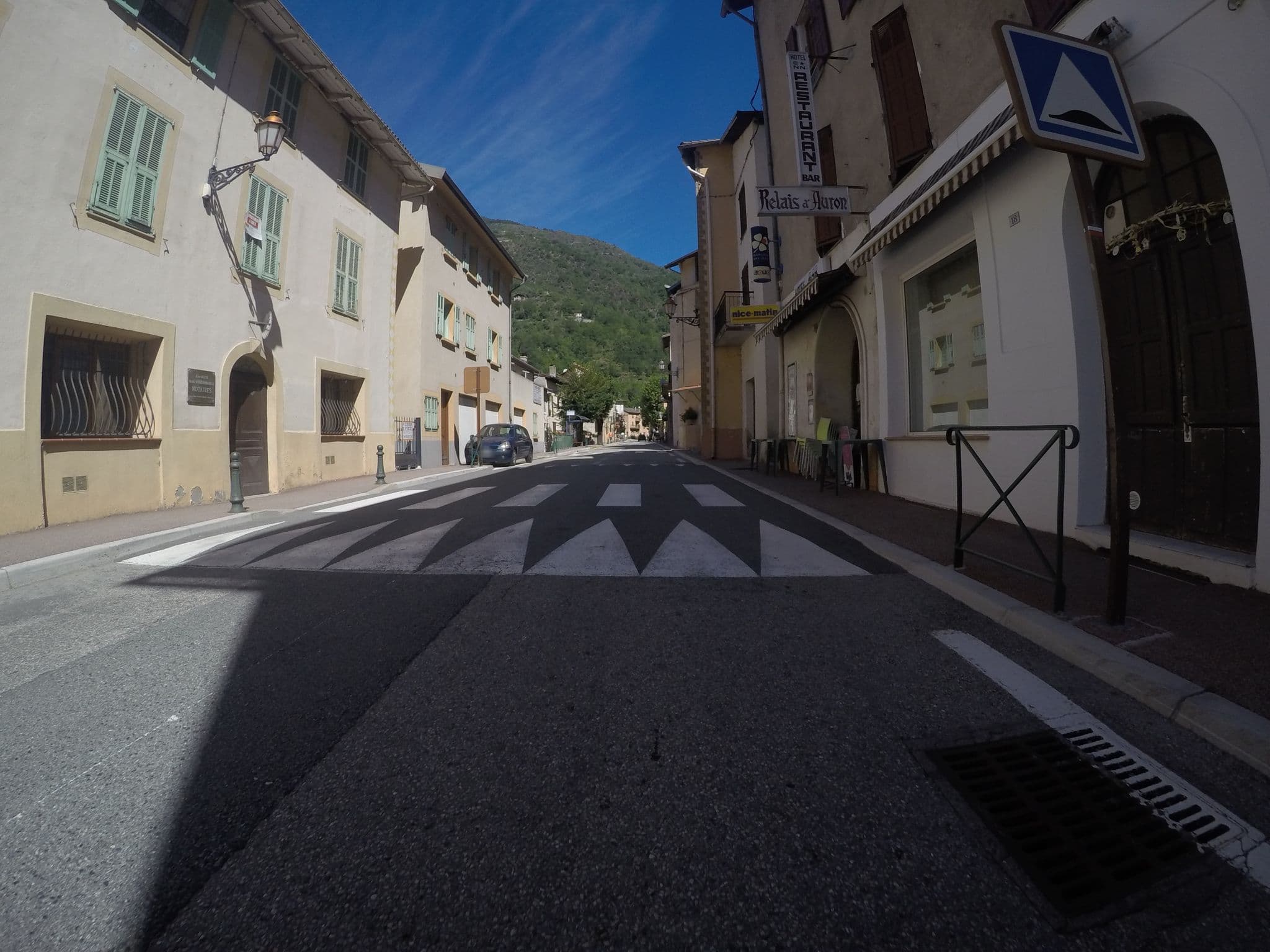 Street view near Au Relais d'Auron, Saint-Martin-Vésubie — © jesolem (CC BY-SA · Mapillary)