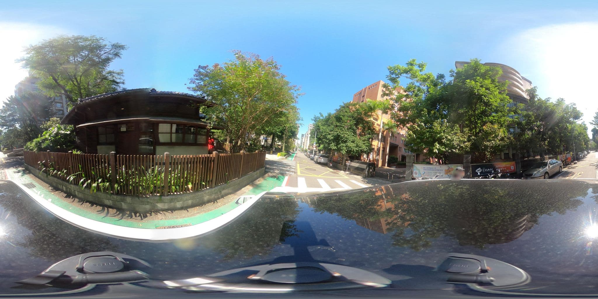 Street view near NTNU Guesthouse, Taipei — © lisbethw1130 (CC BY-SA · Mapillary)