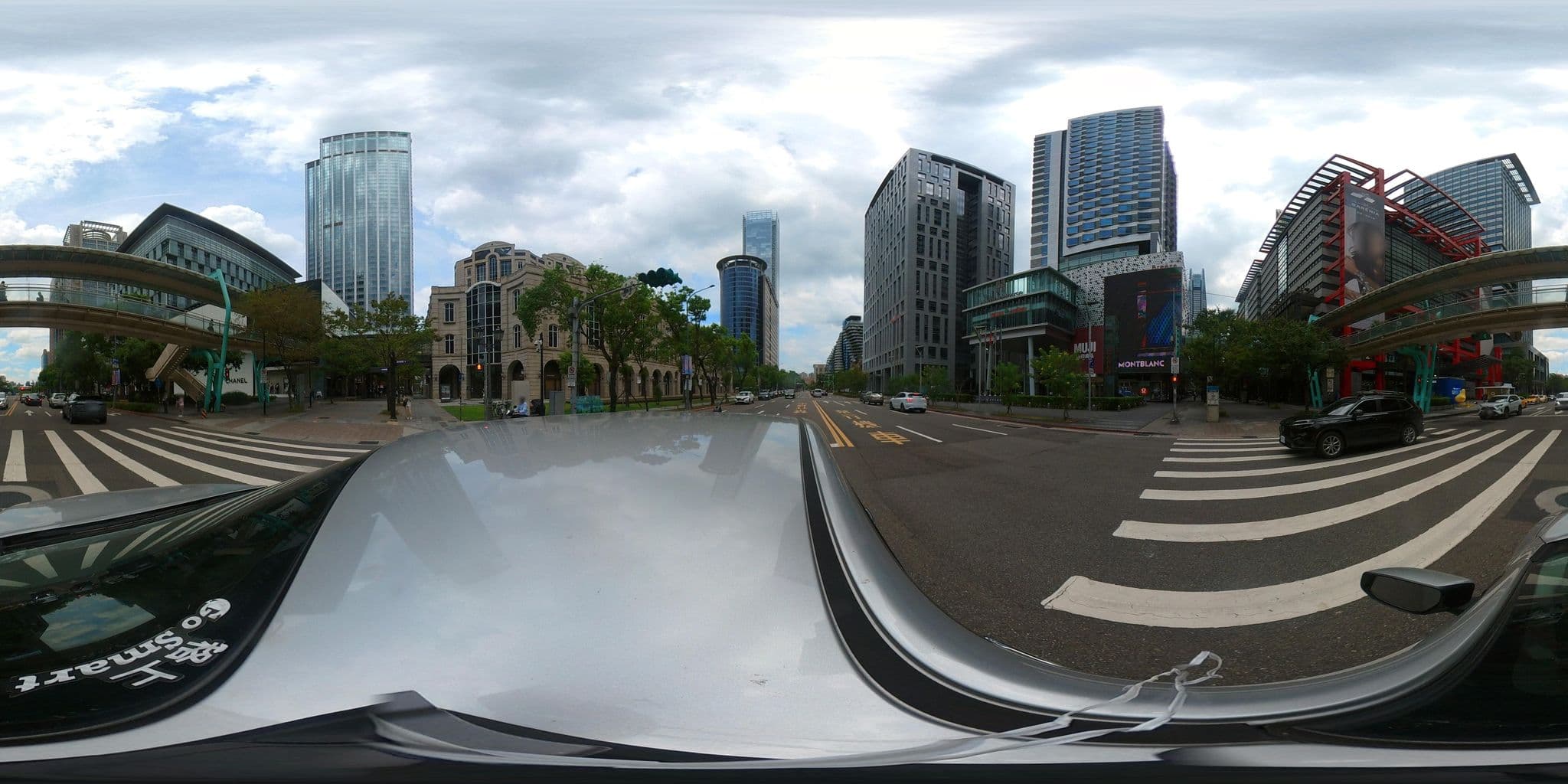 Street view near 寒舍艾麗酒店 Humble House Taipei, Taipei — © irvinfly (CC BY-SA · Mapillary)