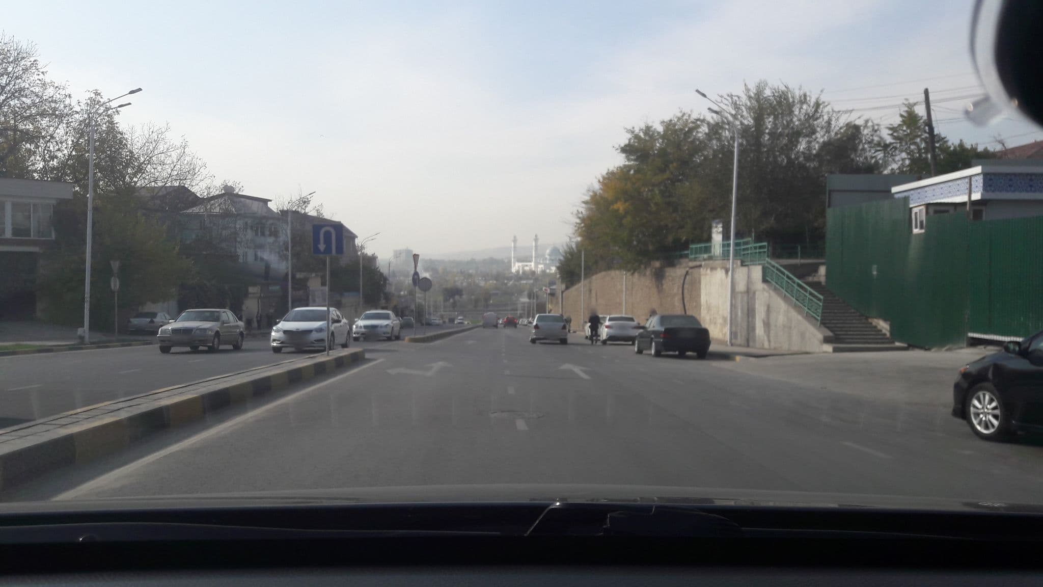 Street view near Safo Hotel, Dushanbe — © krah (CC BY-SA · Mapillary)