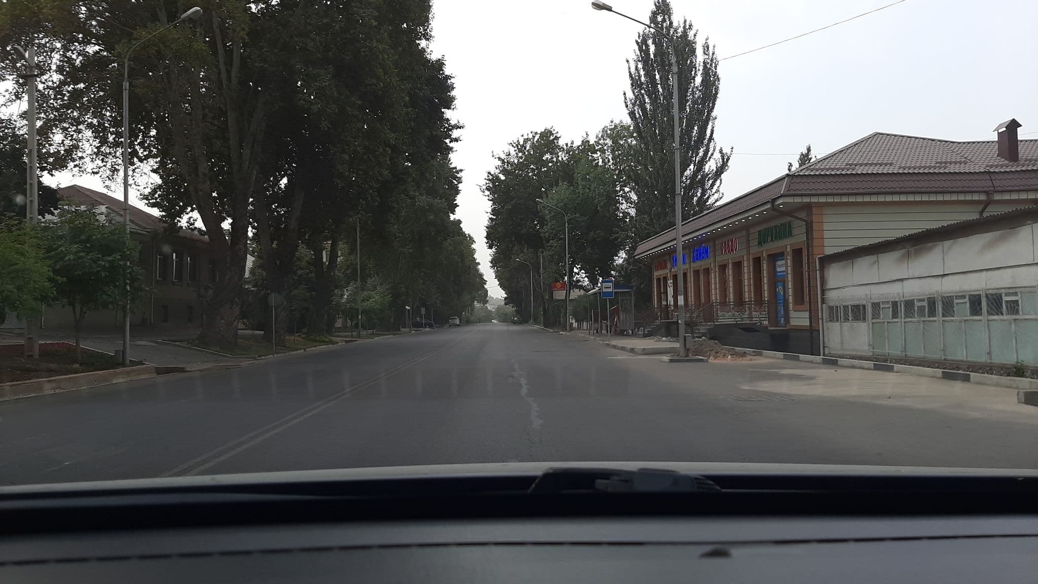 Street view near Asia Grand Hotel, Dushanbe — © krah (CC BY-SA · Mapillary)