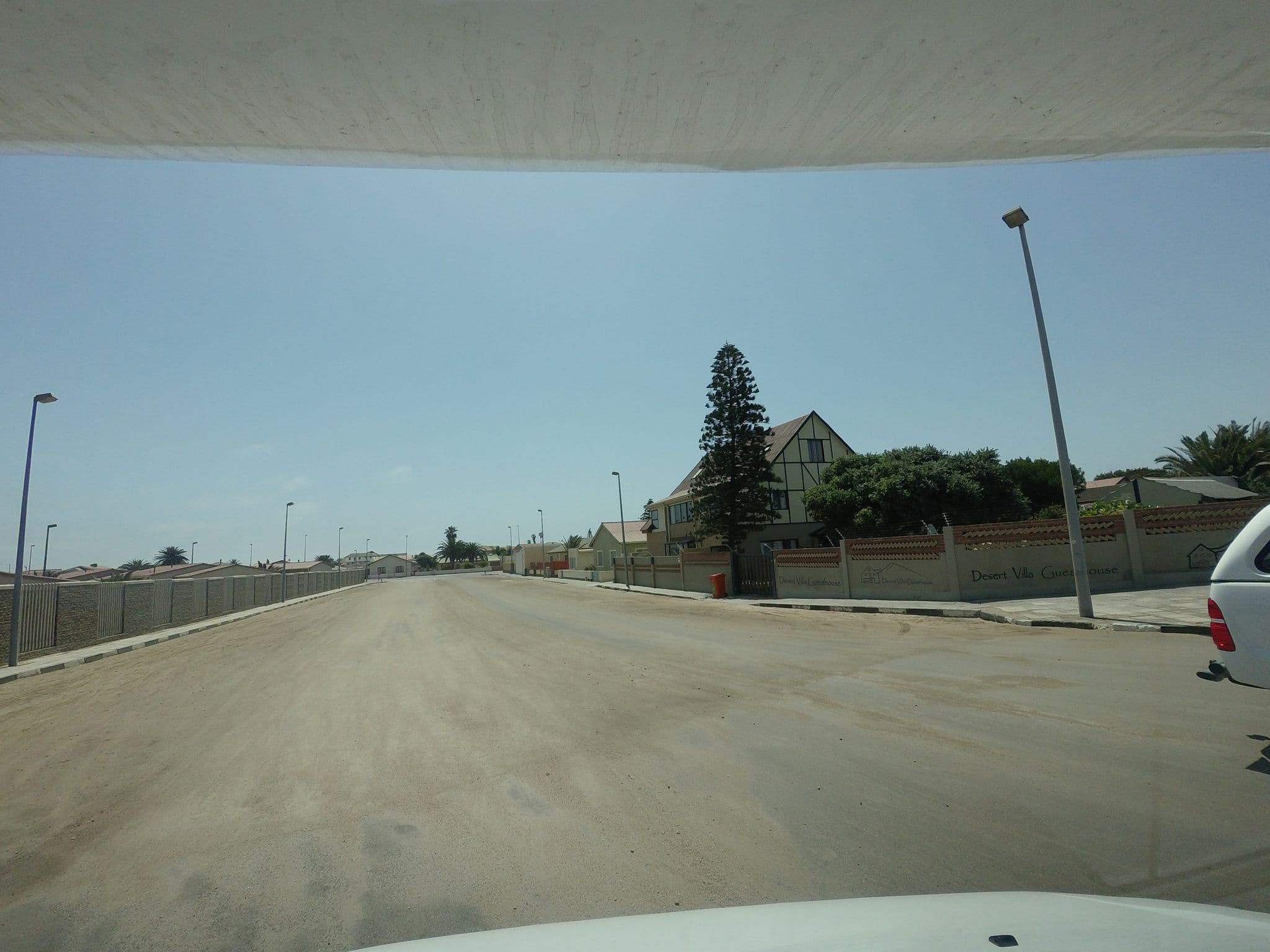 Street view near Desert Villa Guesthouse, Swakopmund — © tallguy (CC BY-SA · Mapillary)