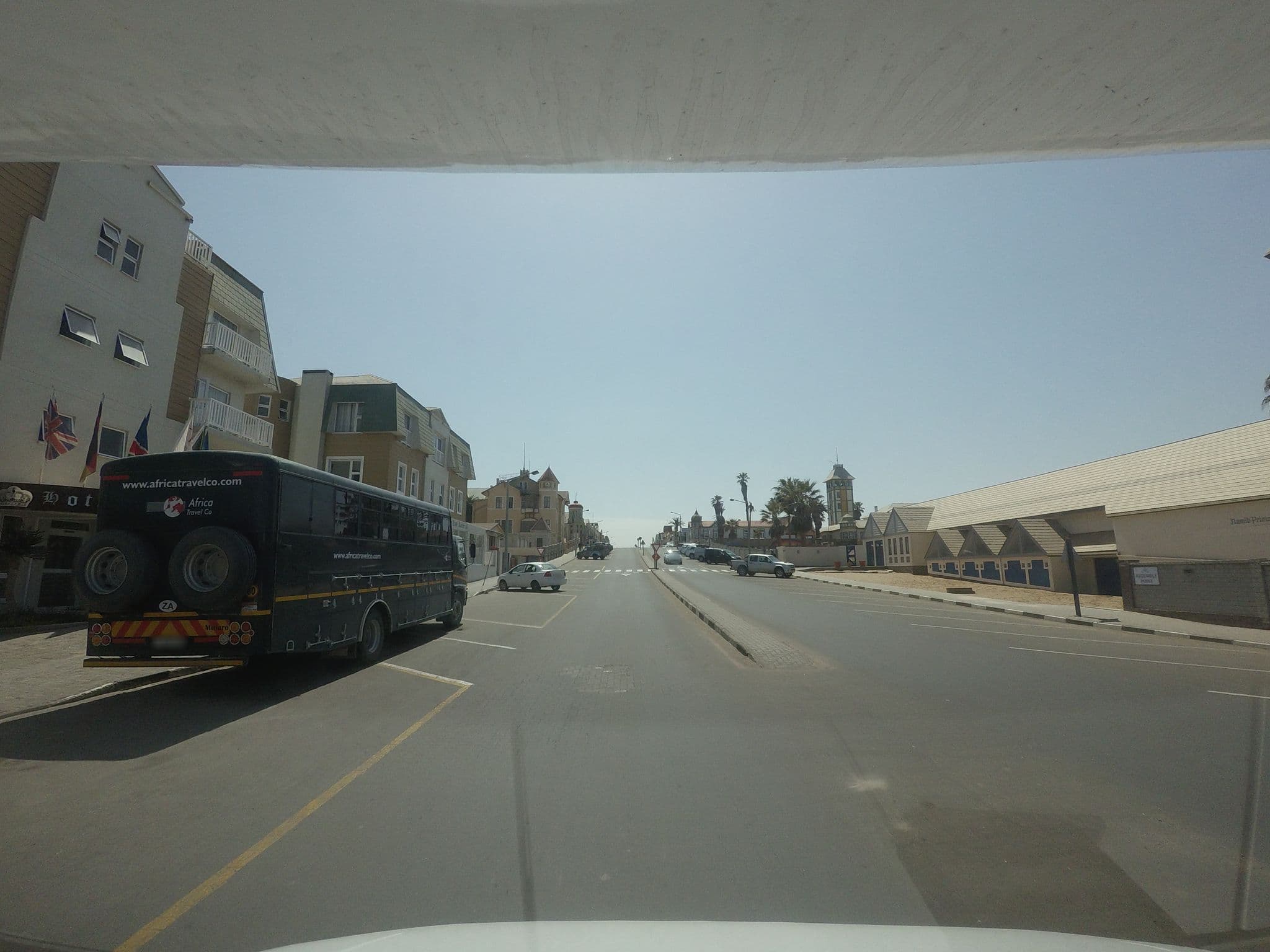 Street view near Hotel Zum Kaiser, Swakopmund — © tallguy (CC BY-SA · Mapillary)