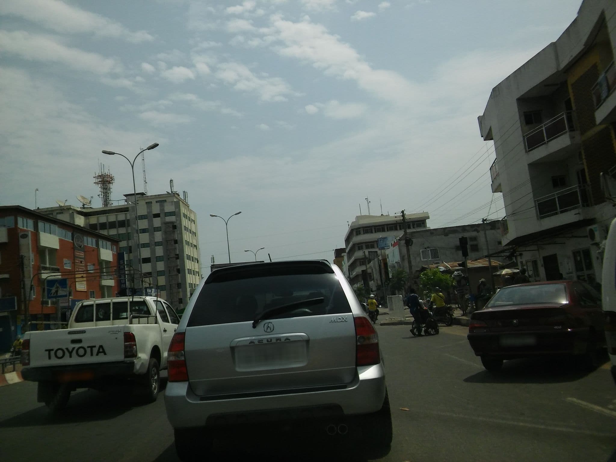 Street view near Hotel Riviera Benin, Cotonou — © saliousoft (CC BY-SA · Mapillary)