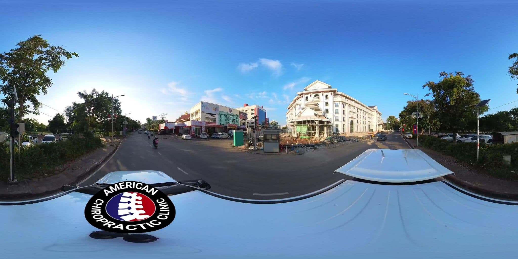 Street view near Hotel Beau Rivage Mekong Vientiane, Vientiane — © DrLogan (CC BY-SA · Mapillary)