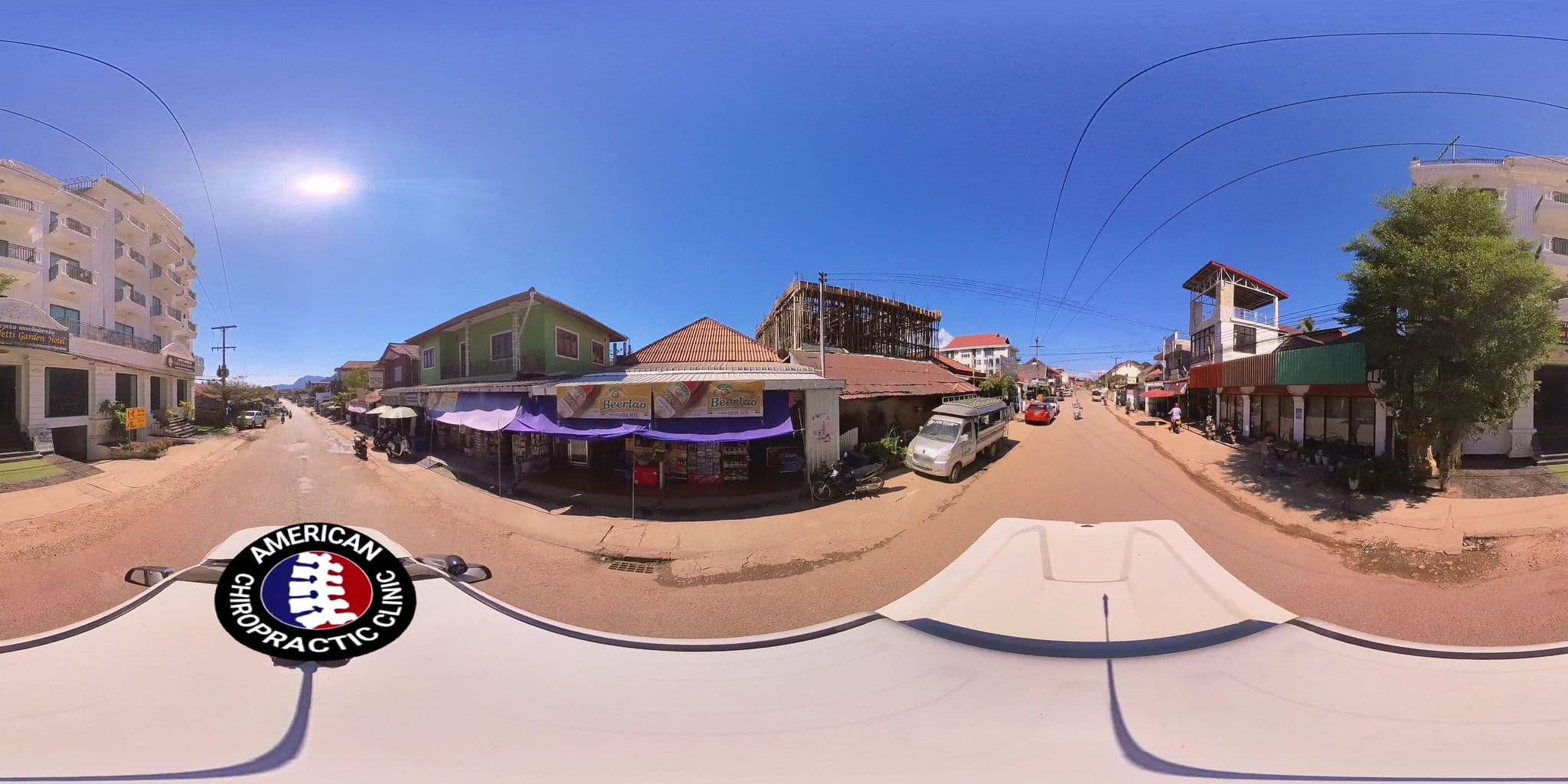 Street view near Confetti garden hotel, Vang Vieng — © DrLogan (CC BY-SA · Mapillary)