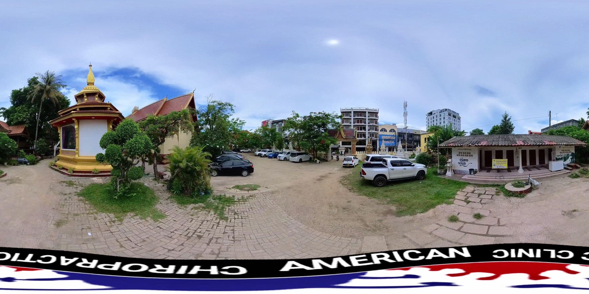 Street view near Youth Inn 2, Vientiane — © DrLogan (CC BY-SA · Mapillary)