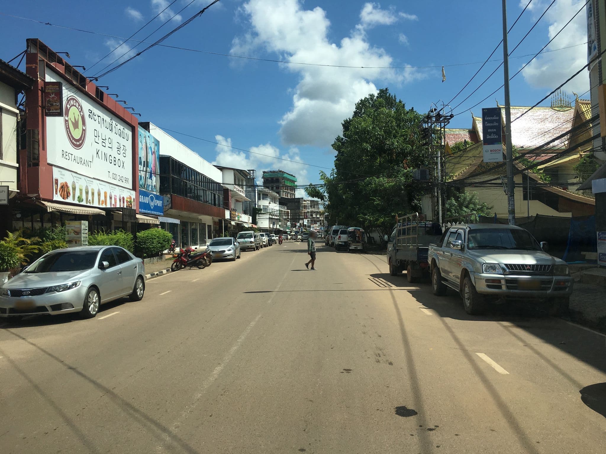 Street view near B&P Hotel, Vientiane — © jeepney (CC BY-SA · Mapillary)