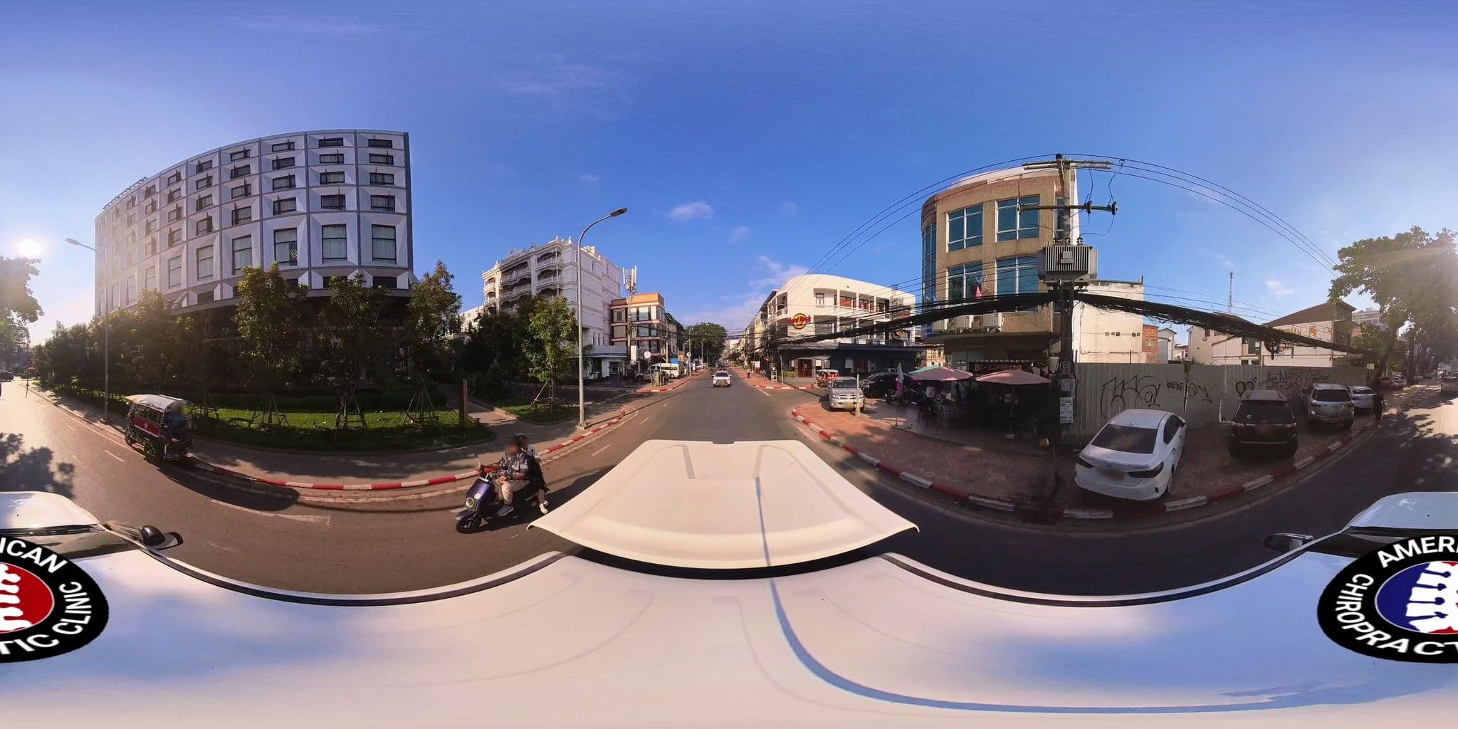 Street view near DoubleTree by Hilton Vientiane, Vientiane — © DrLogan (CC BY-SA · Mapillary)