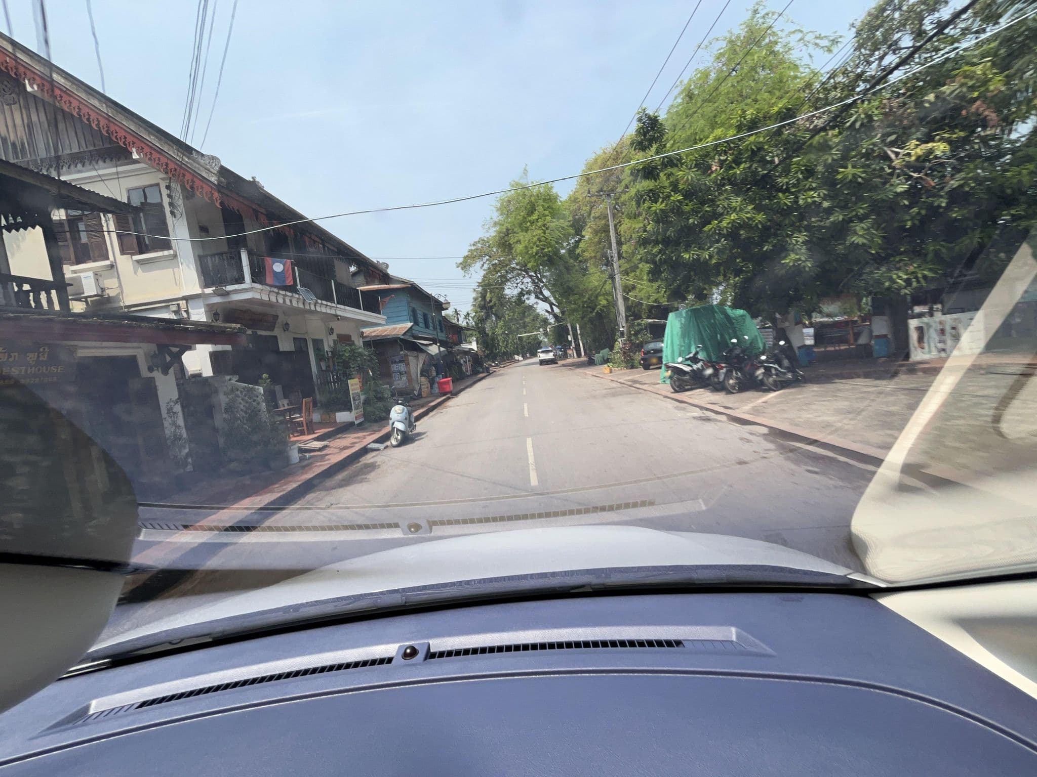 Street view near Phousi Guesthouse Two, Luang Prabang — © naokiosaka (CC BY-SA · Mapillary)