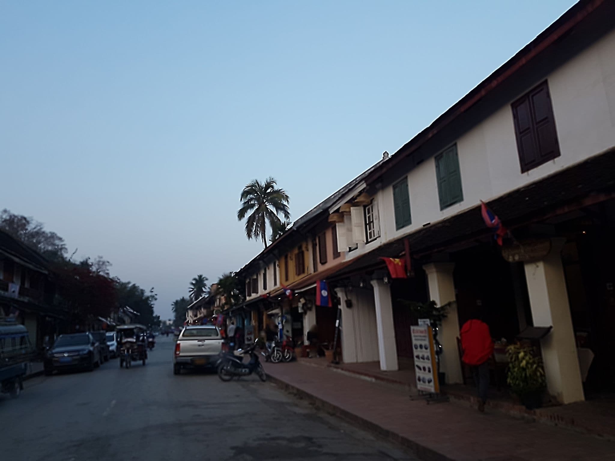 Street view near Sackarinh Guest House, Luang Prabang — © mbethke (CC BY-SA · Mapillary)