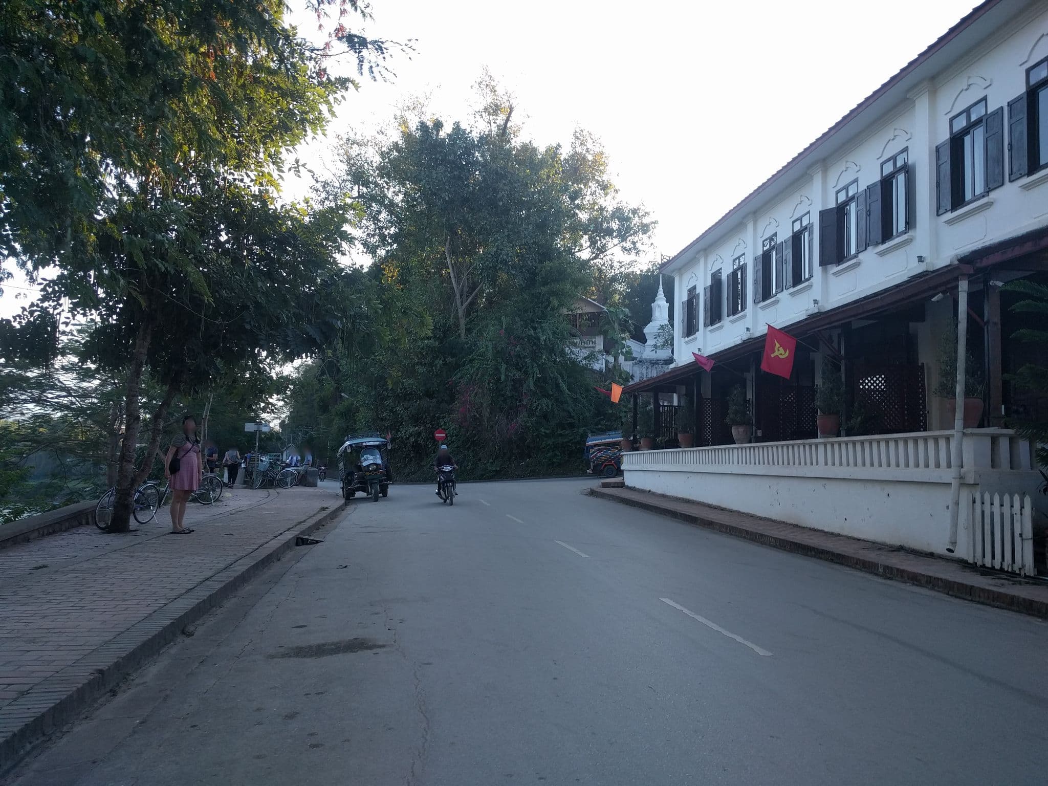 Street view near Blue Dolphin Guesthouse, Luang Prabang — © emackres (CC BY-SA · Mapillary)