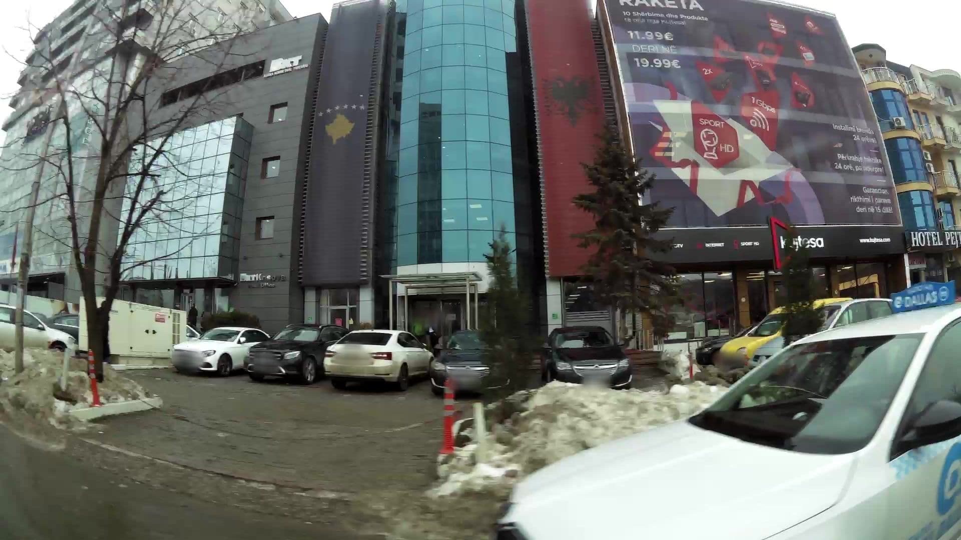 Street view near Hotel Pejton, Pristina — © kaartcam (CC BY-SA · Mapillary)