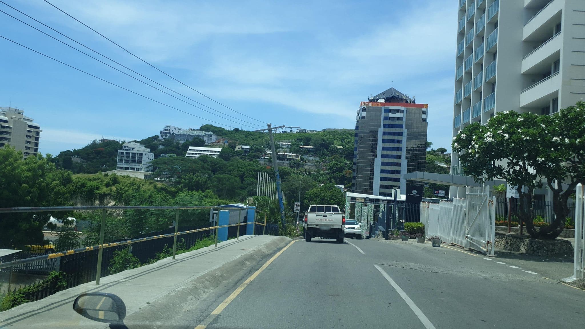 Street view near Grand Papua Hotel by Radisson, Port Moresby — © jthnz (CC BY-SA · Mapillary)