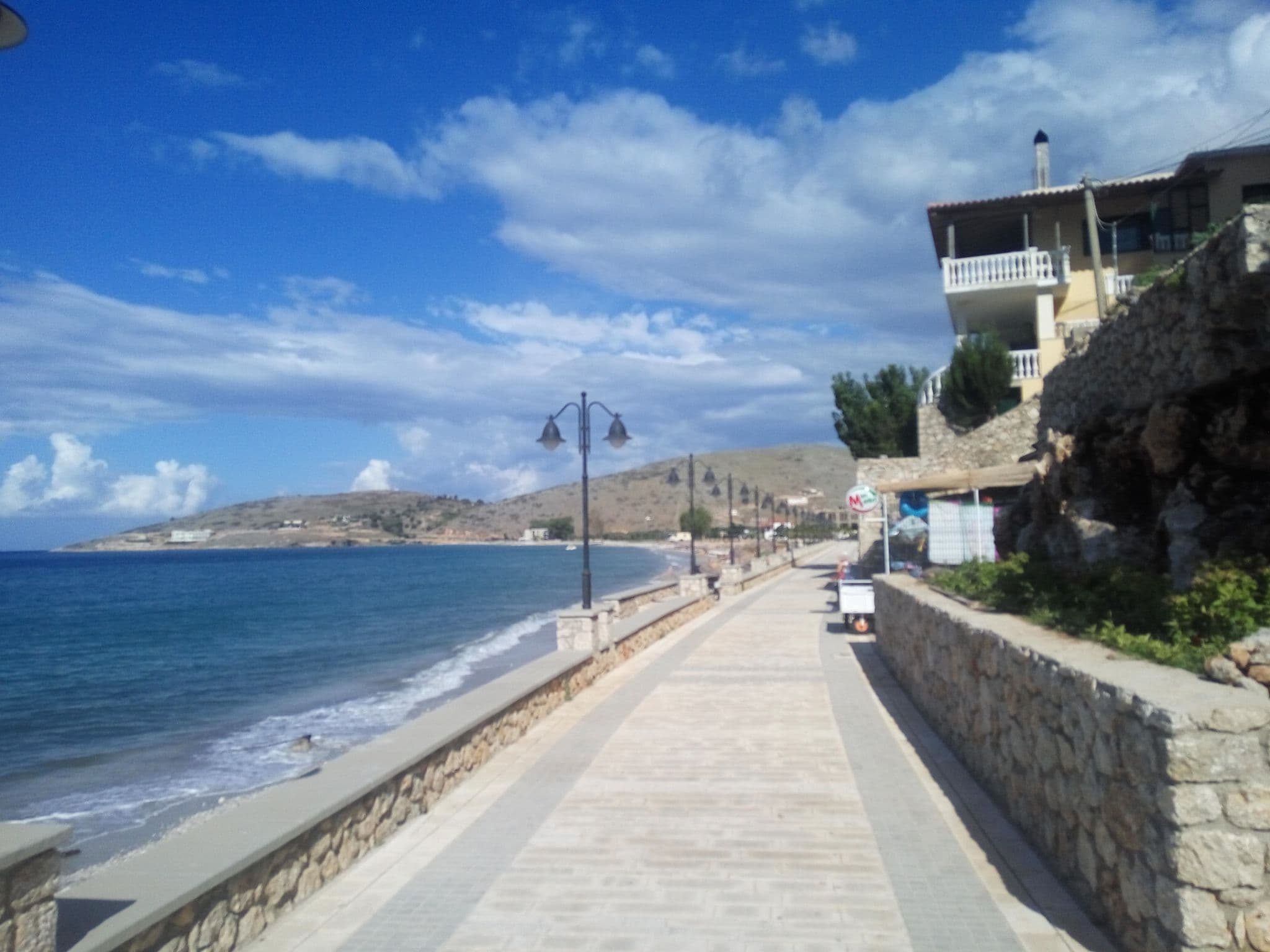 Street view near Sunset Apartments, Himarë — © ardob11 (CC BY-SA · Mapillary)