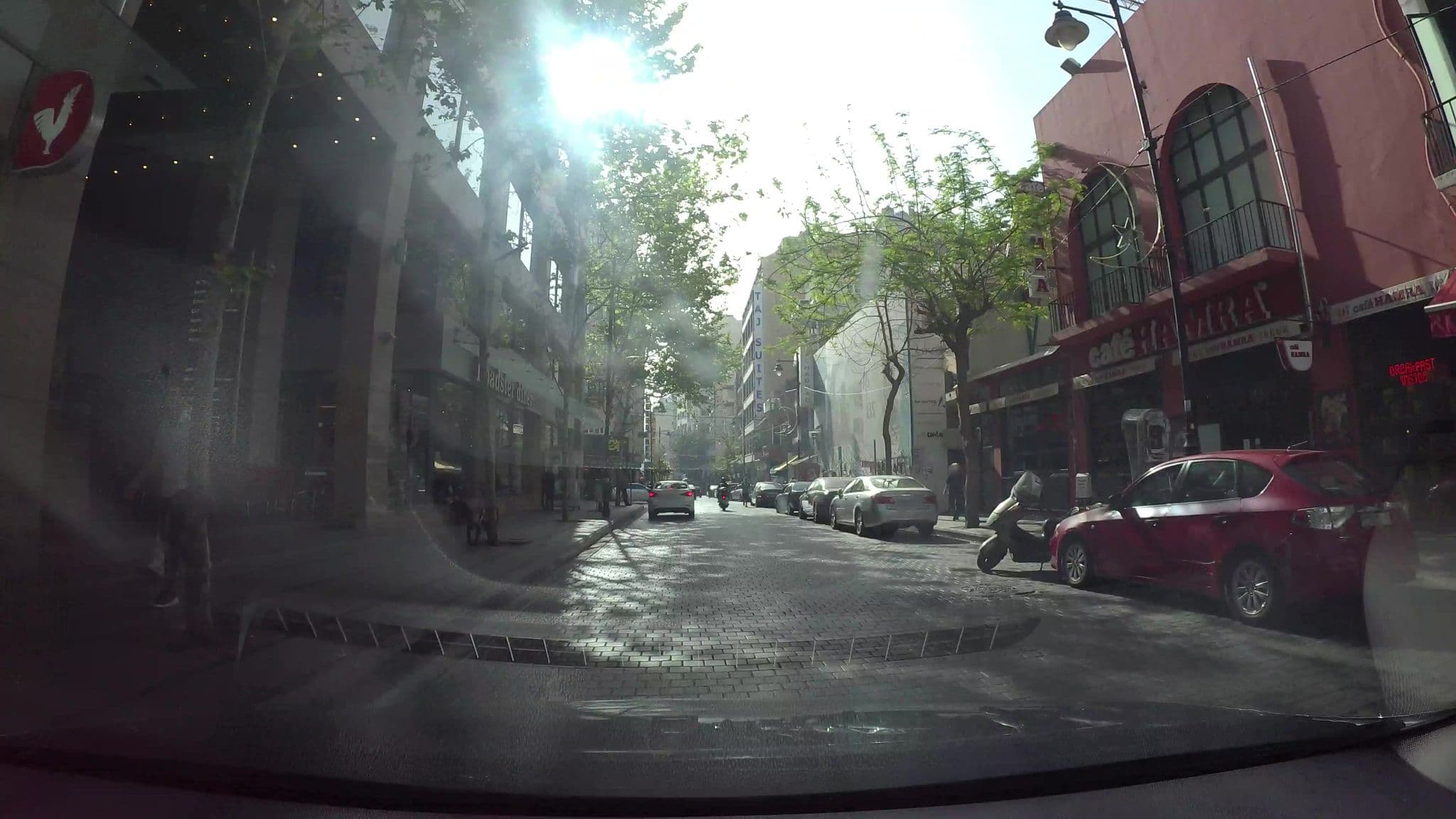 Street view near Crowne Plaza, Ra’s Bayrūt — © kaartcam (CC BY-SA · Mapillary)