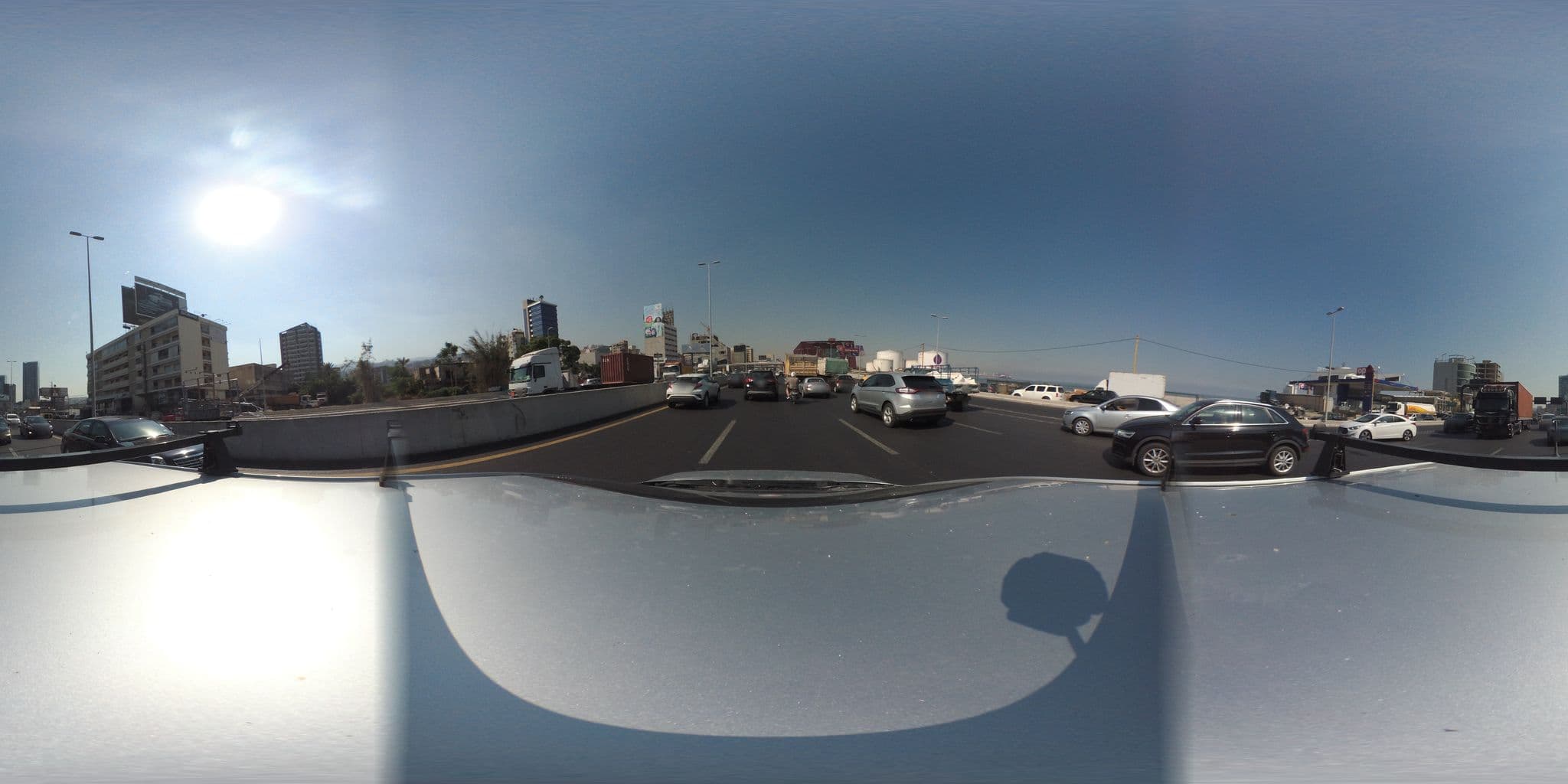 Street view near Garden Tower Hotel, Beirut — © sandroeid (CC BY-SA · Mapillary)