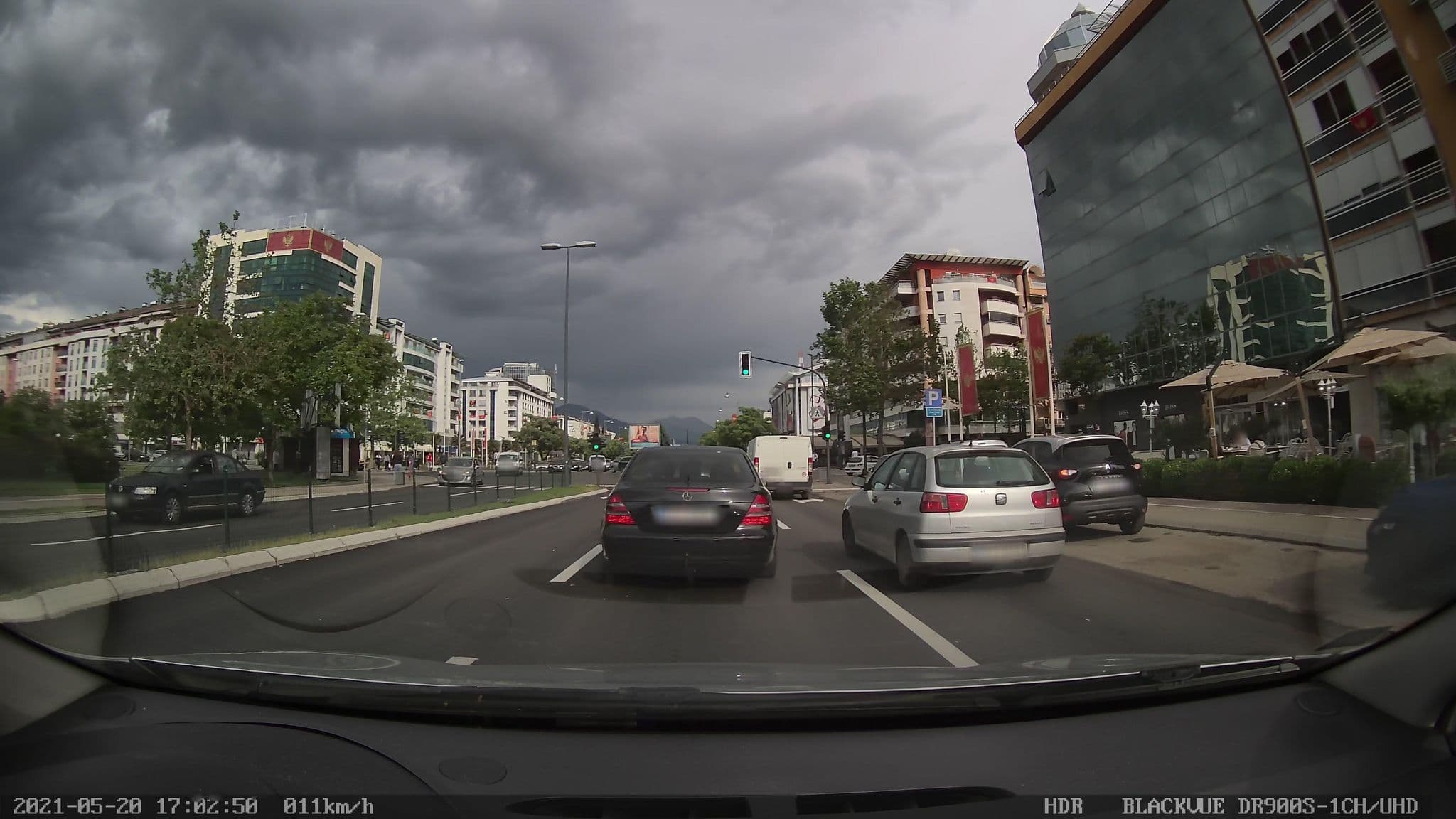Street view near Lobby Aparthotel Premier, Podgorica — © brackone (CC BY-SA · Mapillary)
