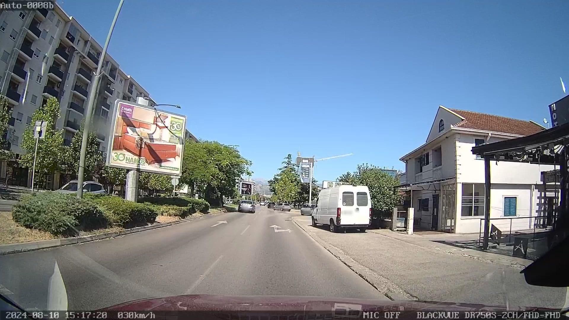 Street view near Ambiente ***, Podgorica — © rdnnk (CC BY-SA · Mapillary)