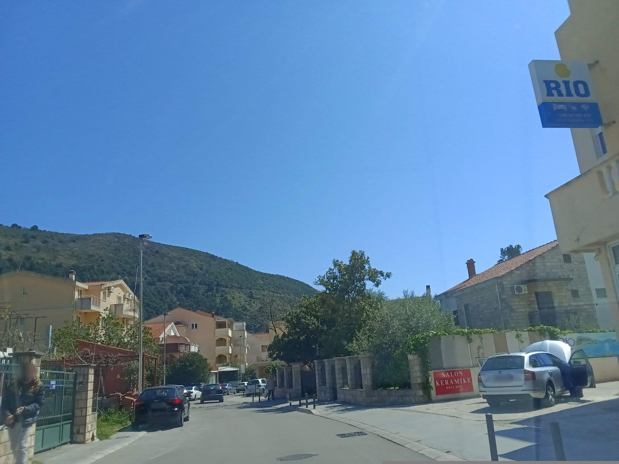 Street view near Vila Rio, Budva — © gisbudva (CC BY-SA · Mapillary)