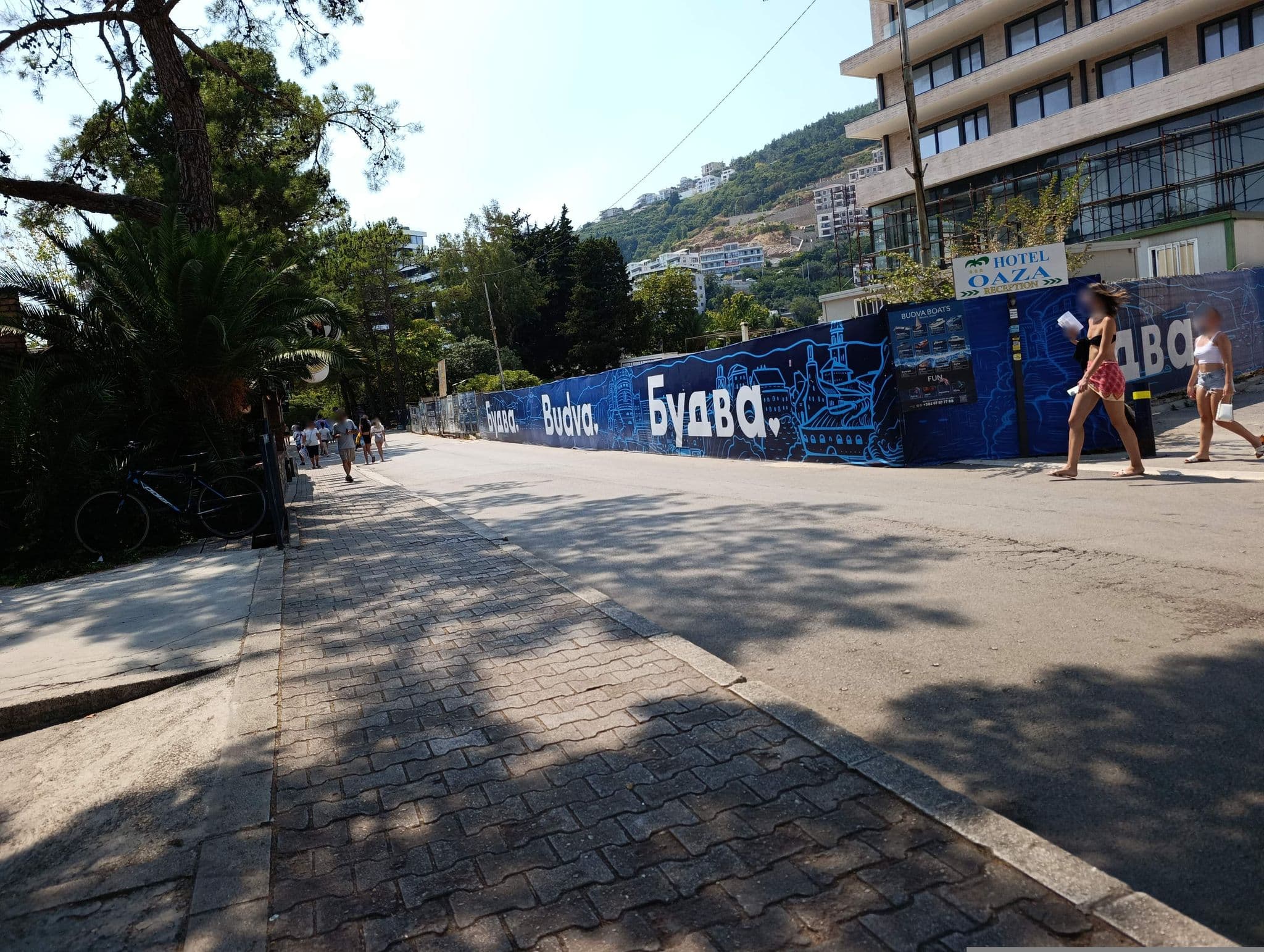 Street view near Fontana Hotel & Gastronomy, Budva — © shoorick (CC BY-SA · Mapillary)