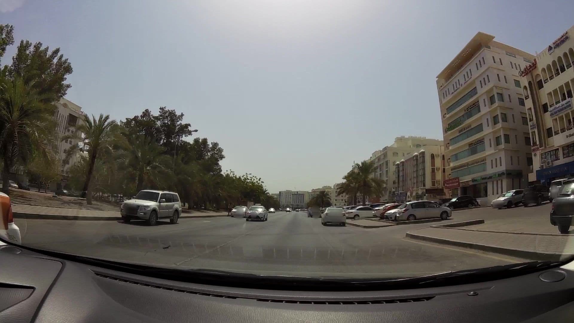 Street view near Sahara Hotel Apartment, Muscat — © kaartcam (CC BY-SA · Mapillary)