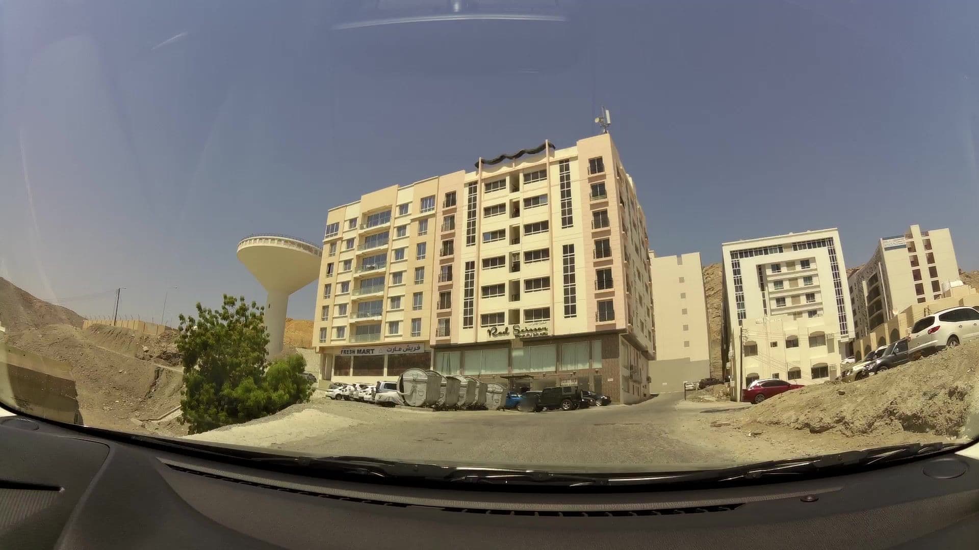 Street view near Al Burj International Hotel, Muscat — © kaartcam (CC BY-SA · Mapillary)