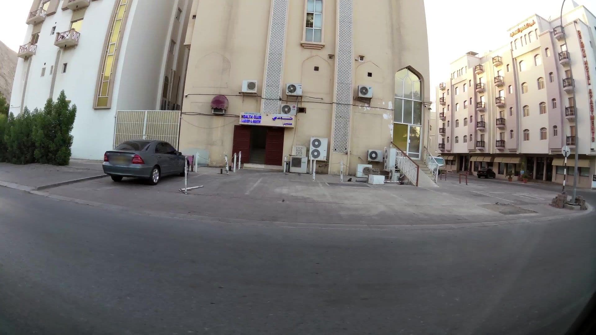 Street view near Delmon Hotel Apartments Muscat, Muscat — © kaartcam (CC BY-SA · Mapillary)