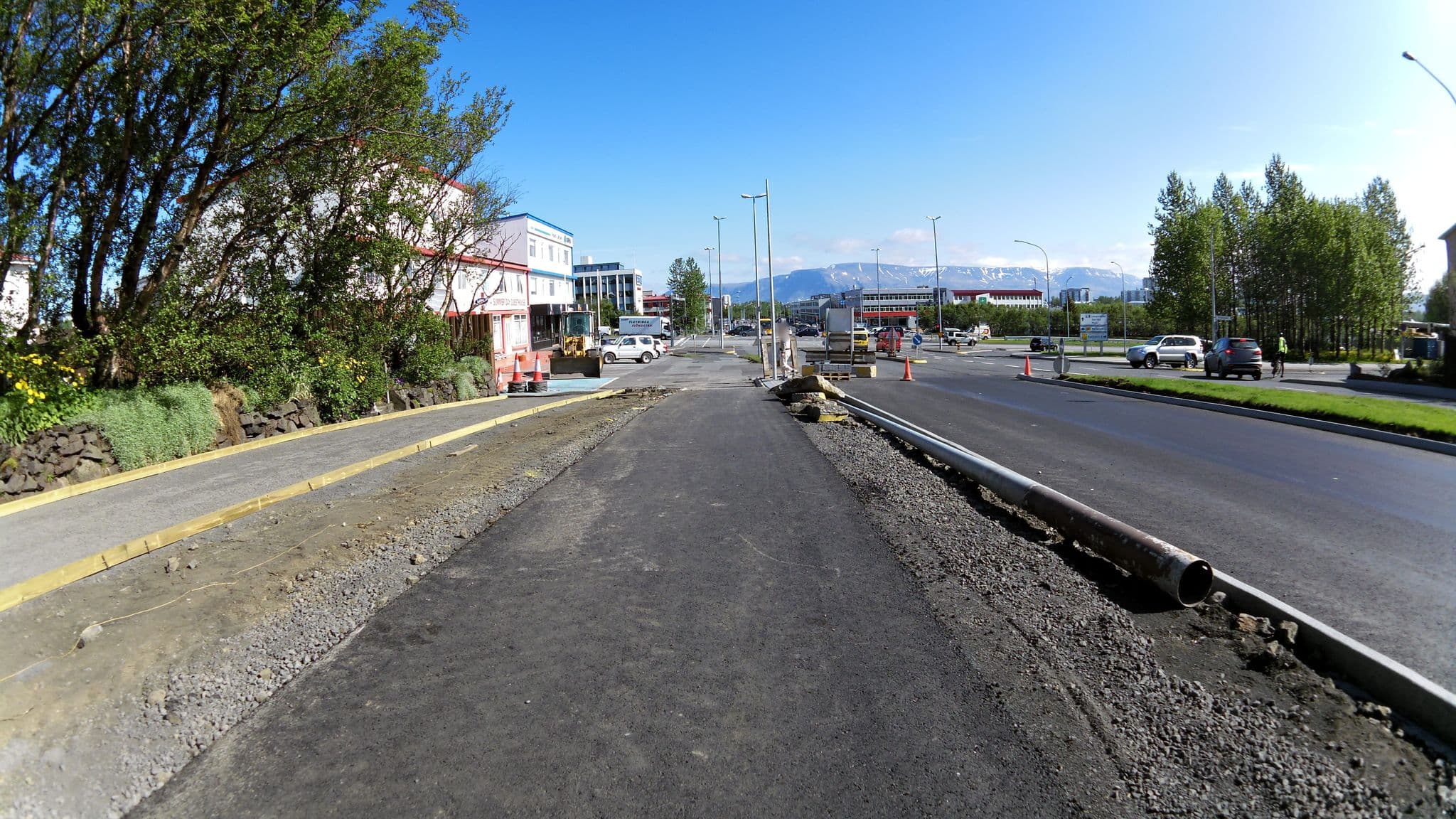 Street view near Summer Day Guesthouse, Reykjavík — © stalfur (CC BY-SA · Mapillary)