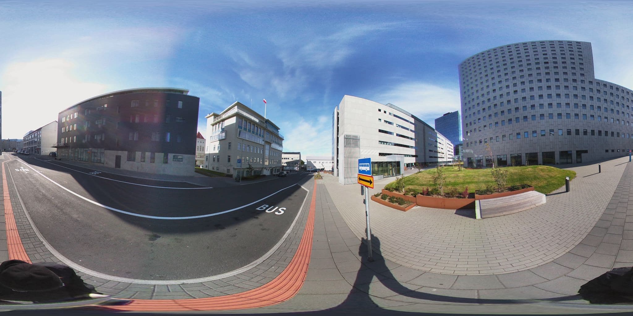 Street view near Stormhotel by KEA, Reykjavík — © quicksand (CC BY-SA · Mapillary)