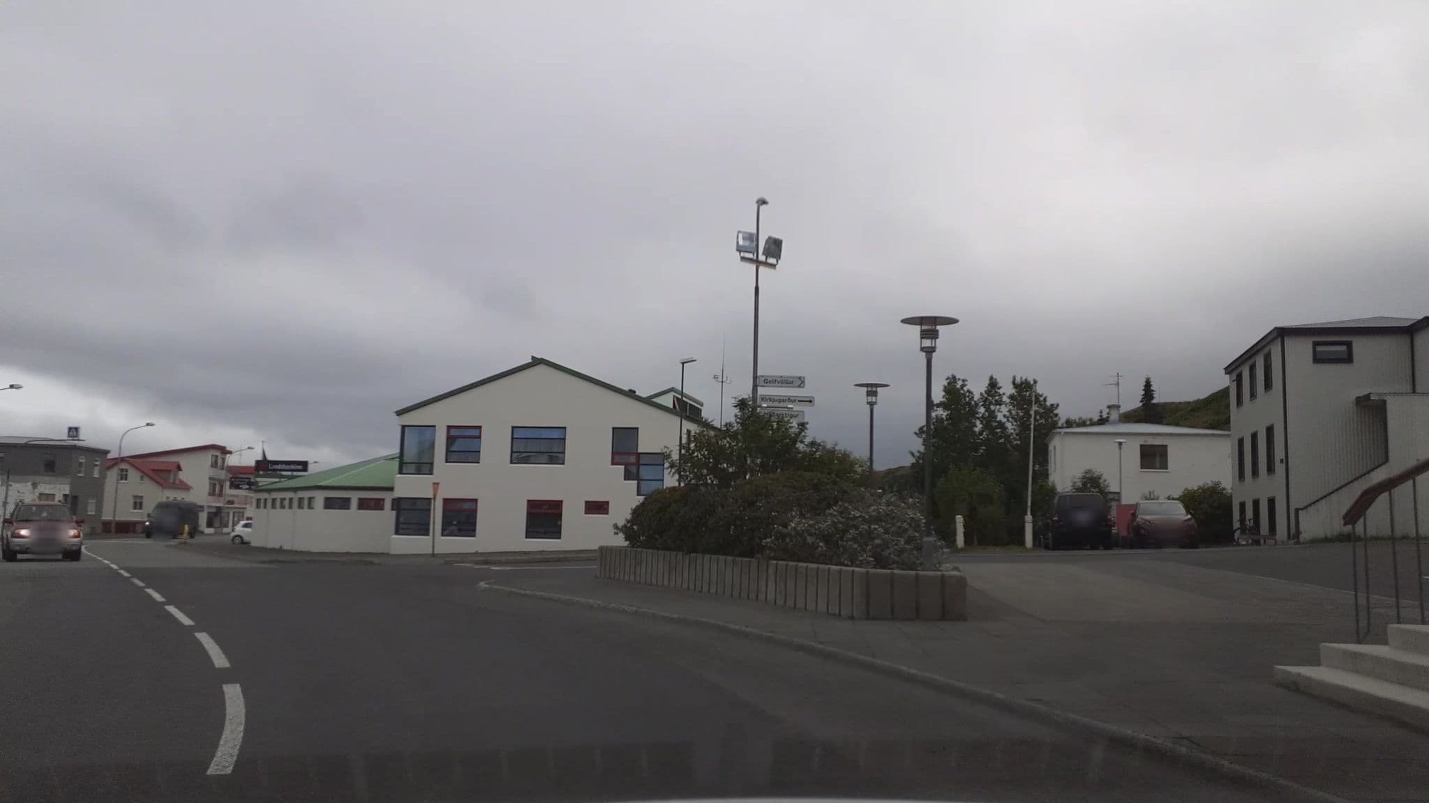 Street view near Gamla Posthusid, Sauðárkrókur — © kjarrval (CC BY-SA · Mapillary)