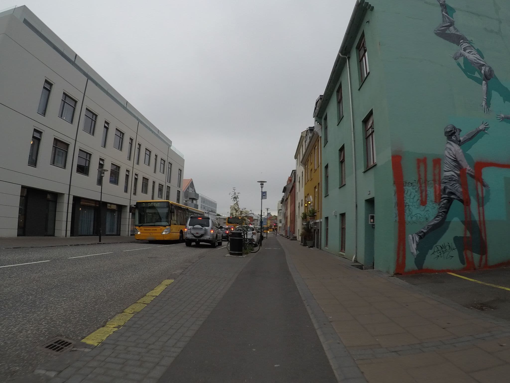 Street view near Heidashome, Reykjavík — © chrisbeddow (CC BY-SA · Mapillary)