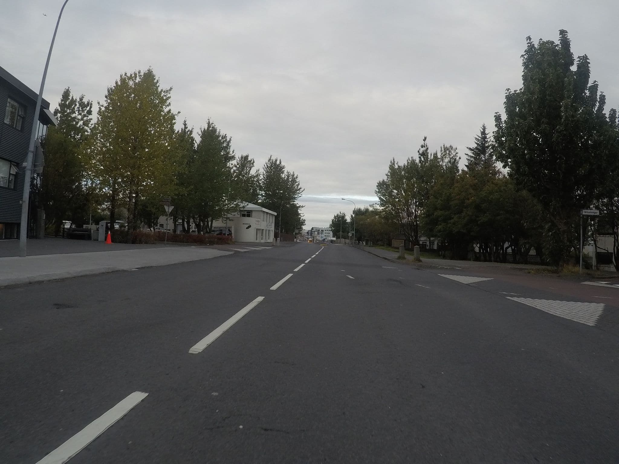Street view near Nordurey Hotel, Reykjavík — © chrisbeddow (CC BY-SA · Mapillary)
