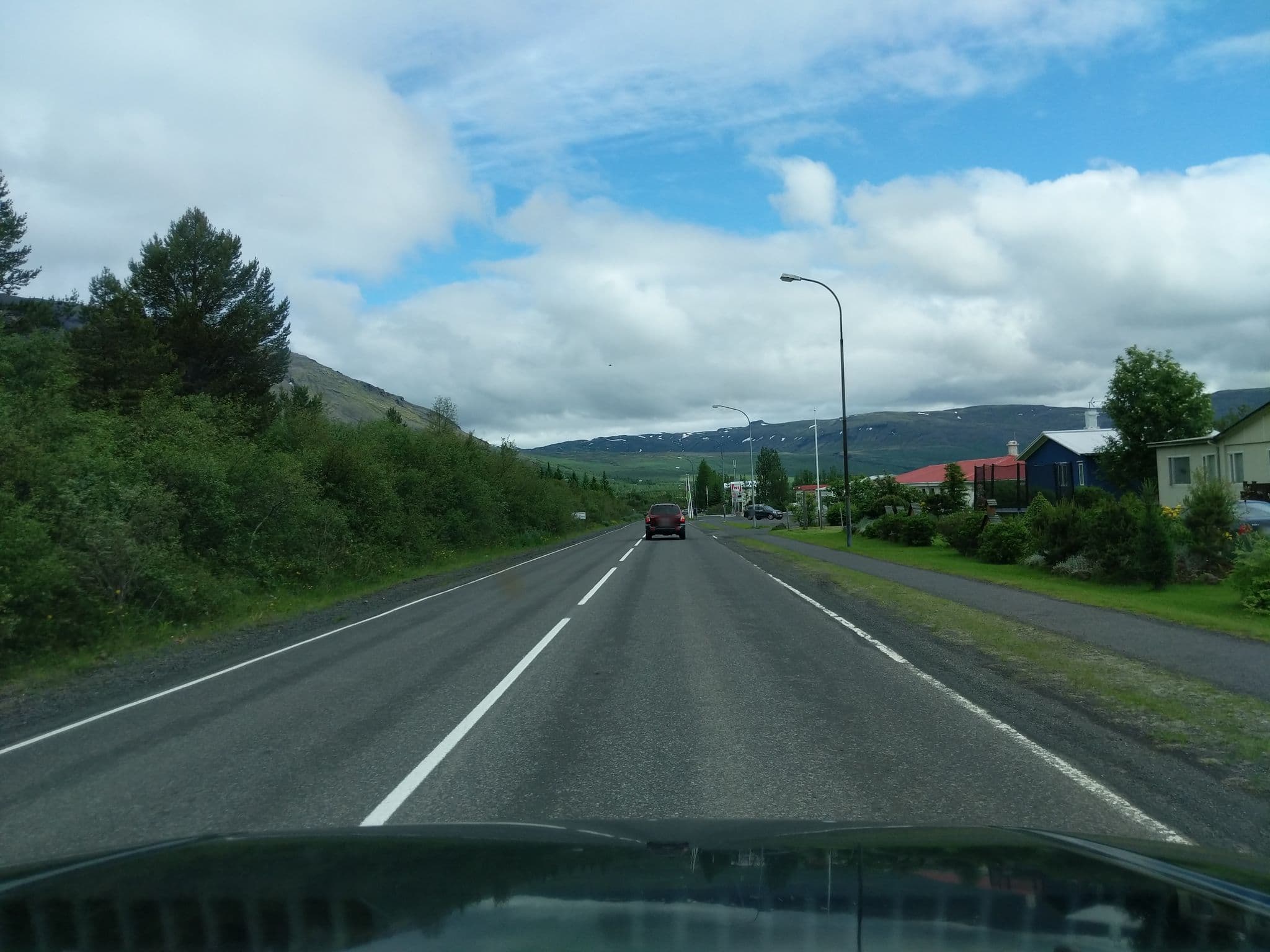 Street view near Bjork Guesthouse, Hveragerði — © kriksis (CC BY-SA · Mapillary)