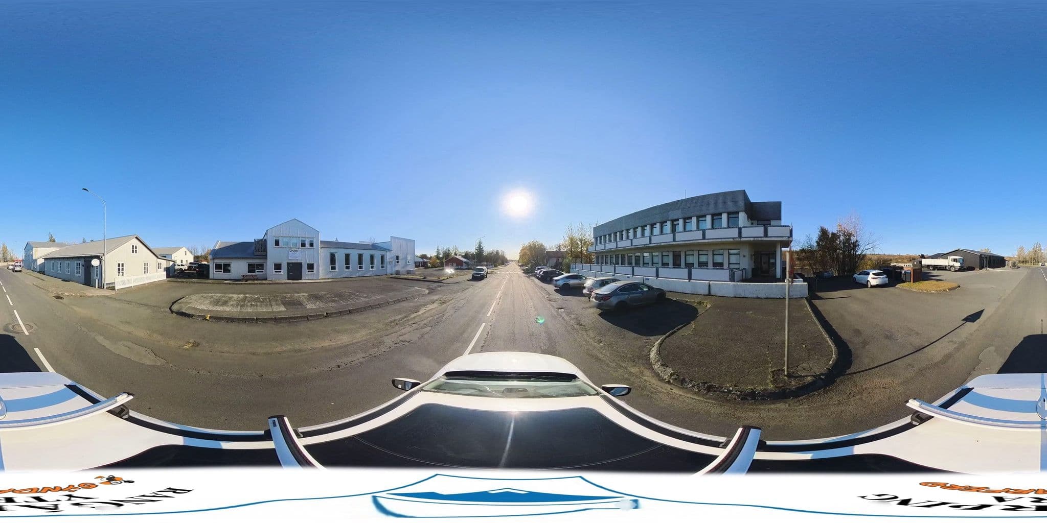 Street view near Riverside Guesthouse, Hvolsvöllur — © Syndarferd (CC BY-SA · Mapillary)