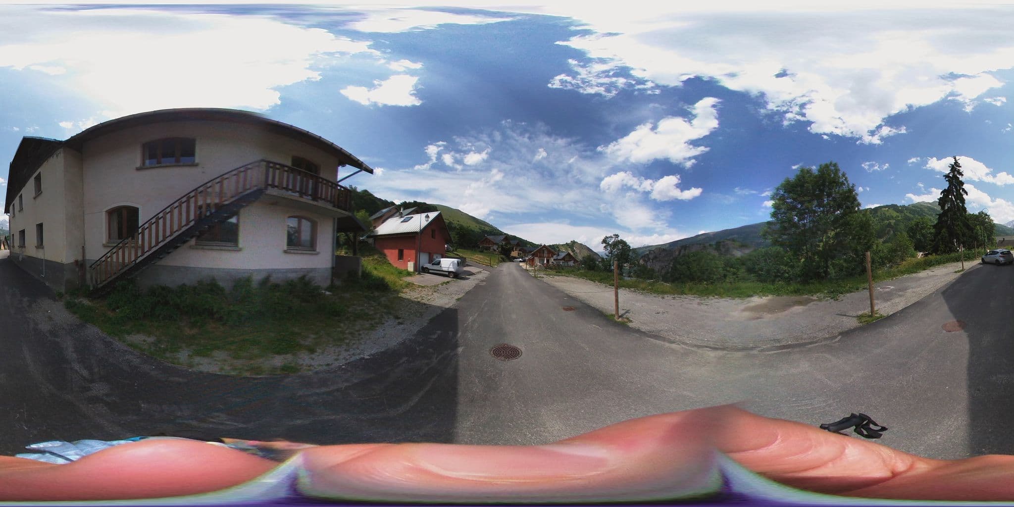 Street view near Le Loup blanc, Valloire