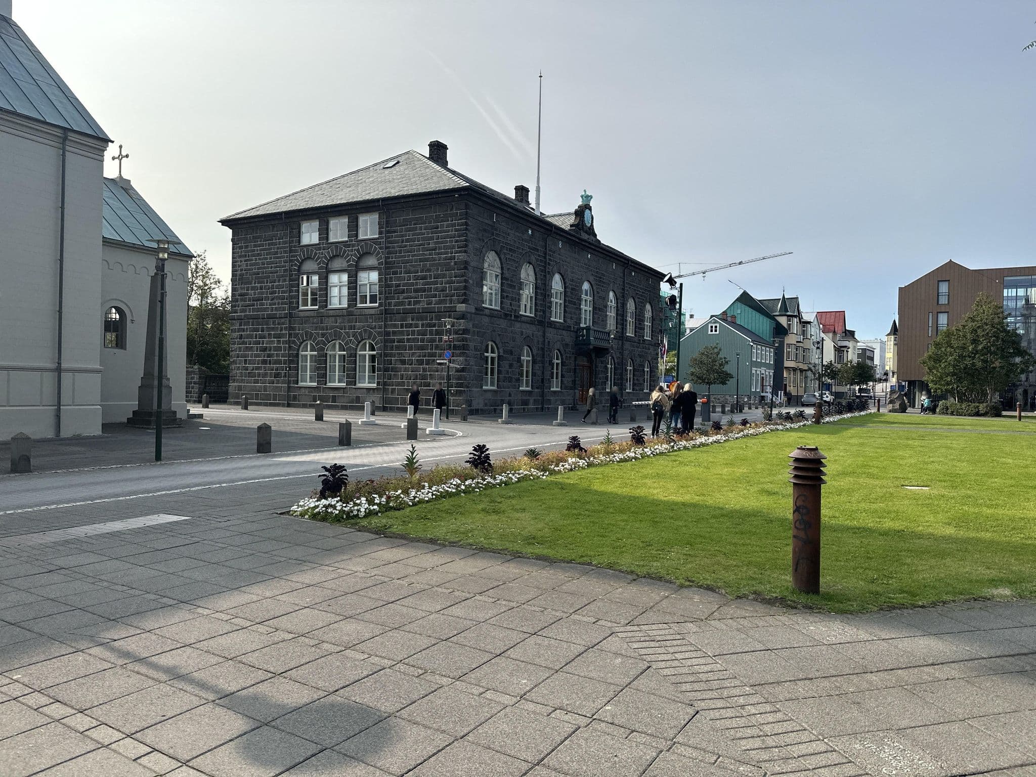 Street view near Kvosin Hotel, Reykjavík — © bdimcheff (CC BY-SA · Mapillary)